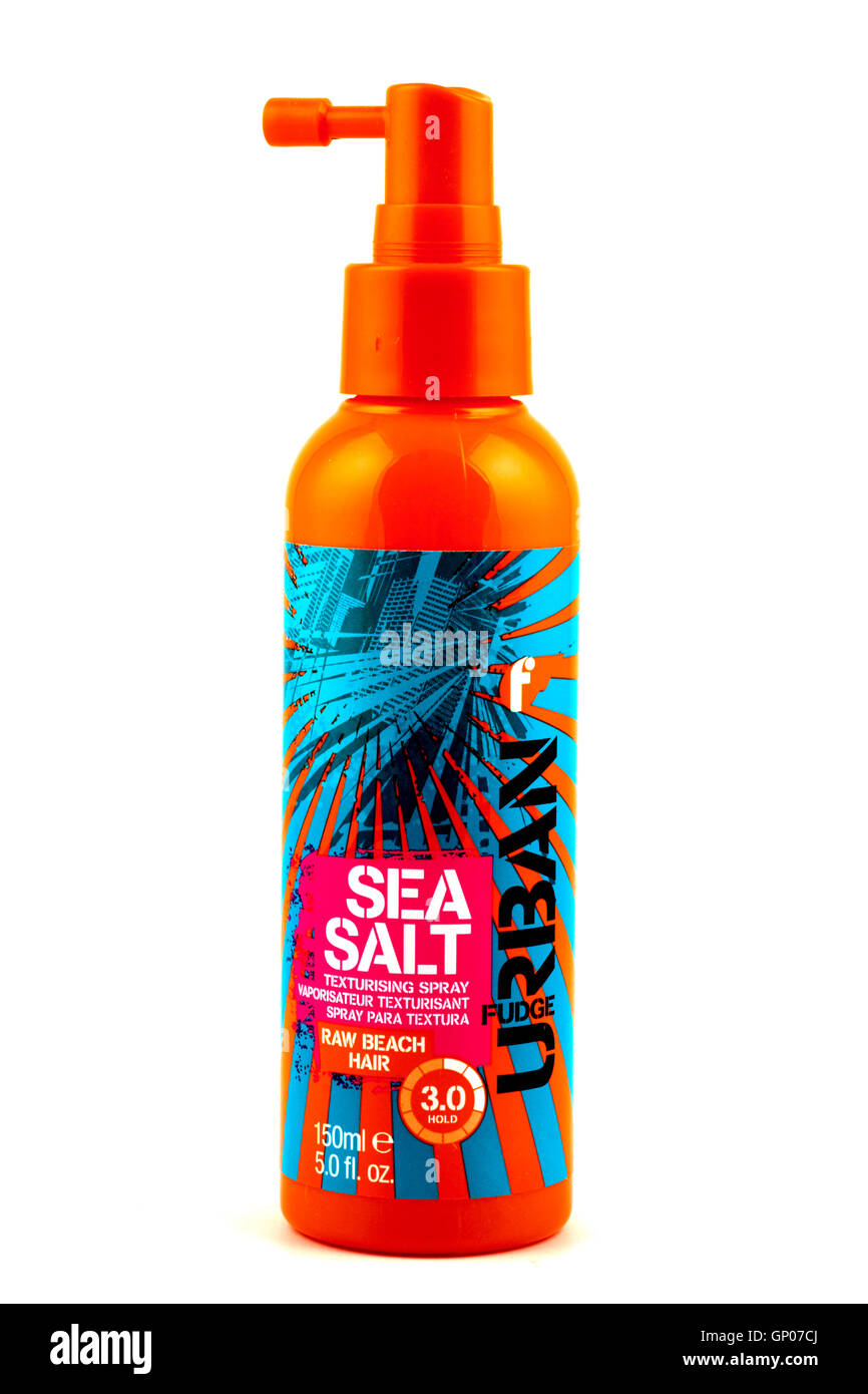 Urban Fudge Sea Salt Texturising Hair Spray Stock Photo Alamy