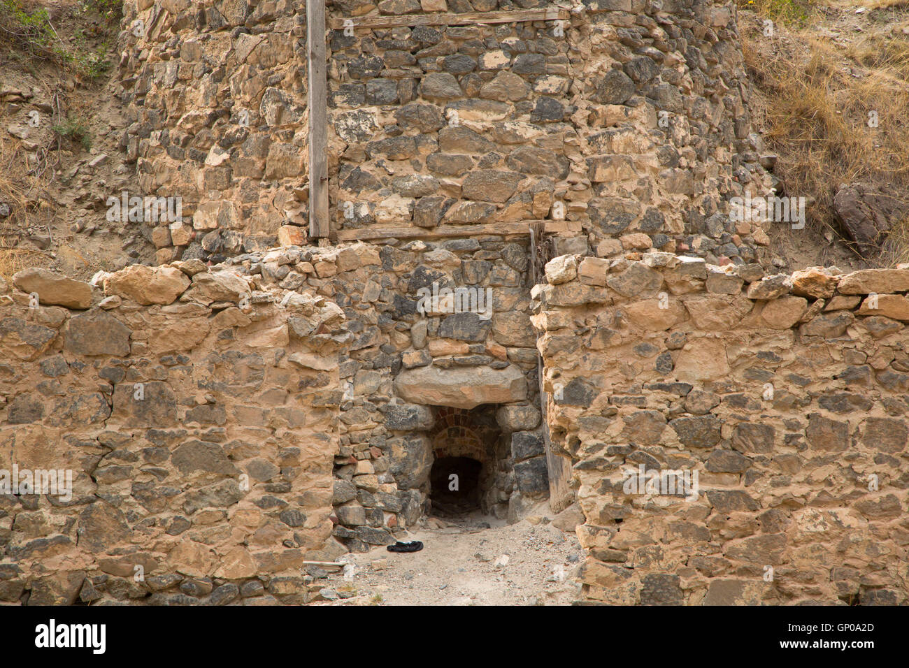Grizzly Gulch lime kilns, Helena, Montana Stock Photo Alamy