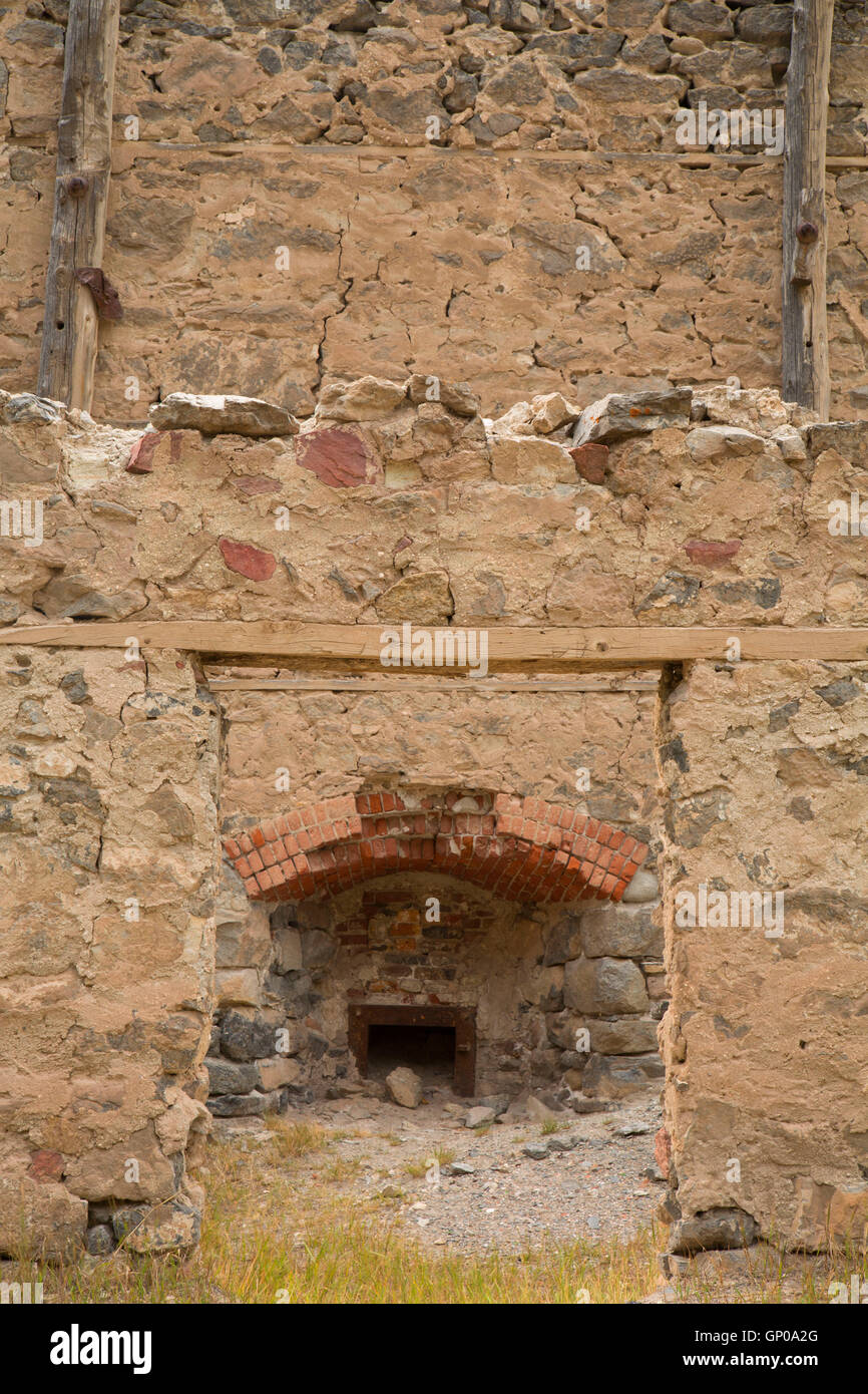 Grizzly Gulch lime kilns, Helena, Montana Stock Photo Alamy