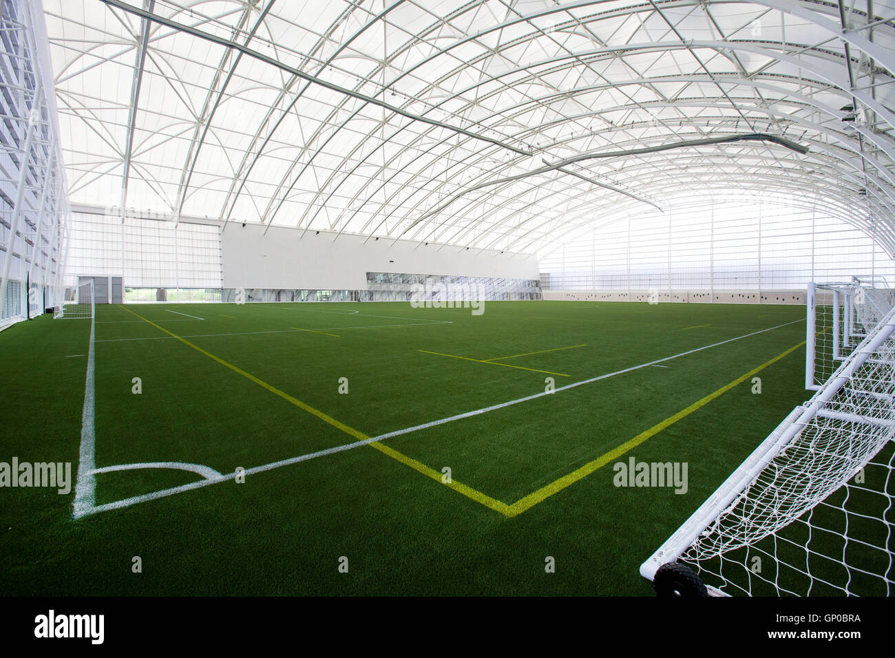 Oriam Sport and Performance Centre 4G Football and Rugby Pitch Stock Photo