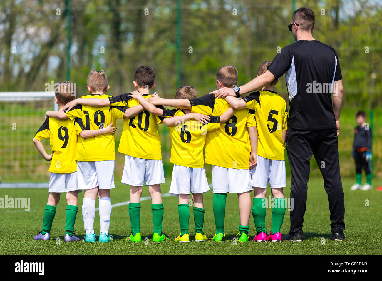 Young football team hires stock photography and images Alamy