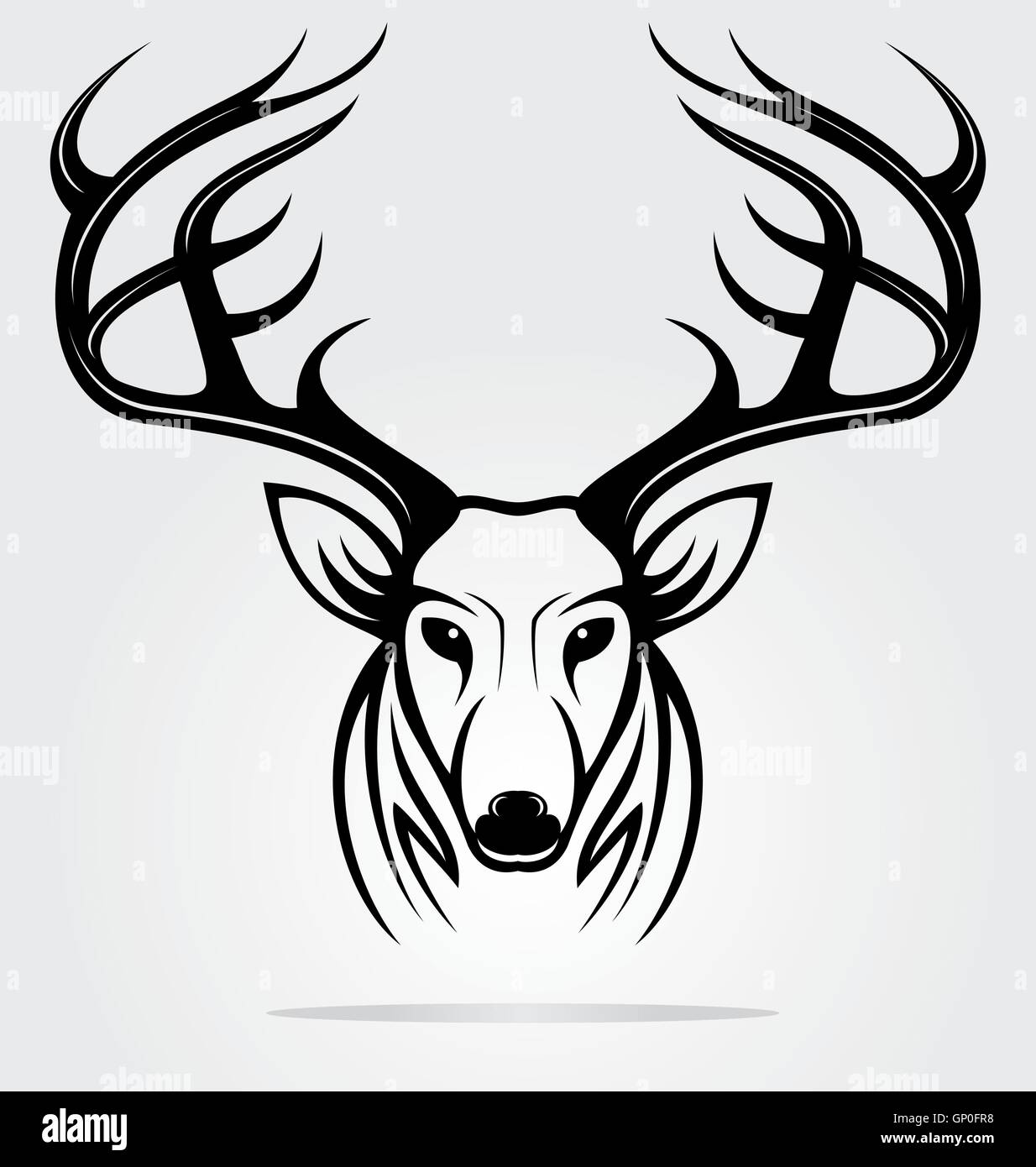 Stag head tattoo hi-res stock photography and images - Alamy Stag head tattoo hi-res stock photography and images - Alamy