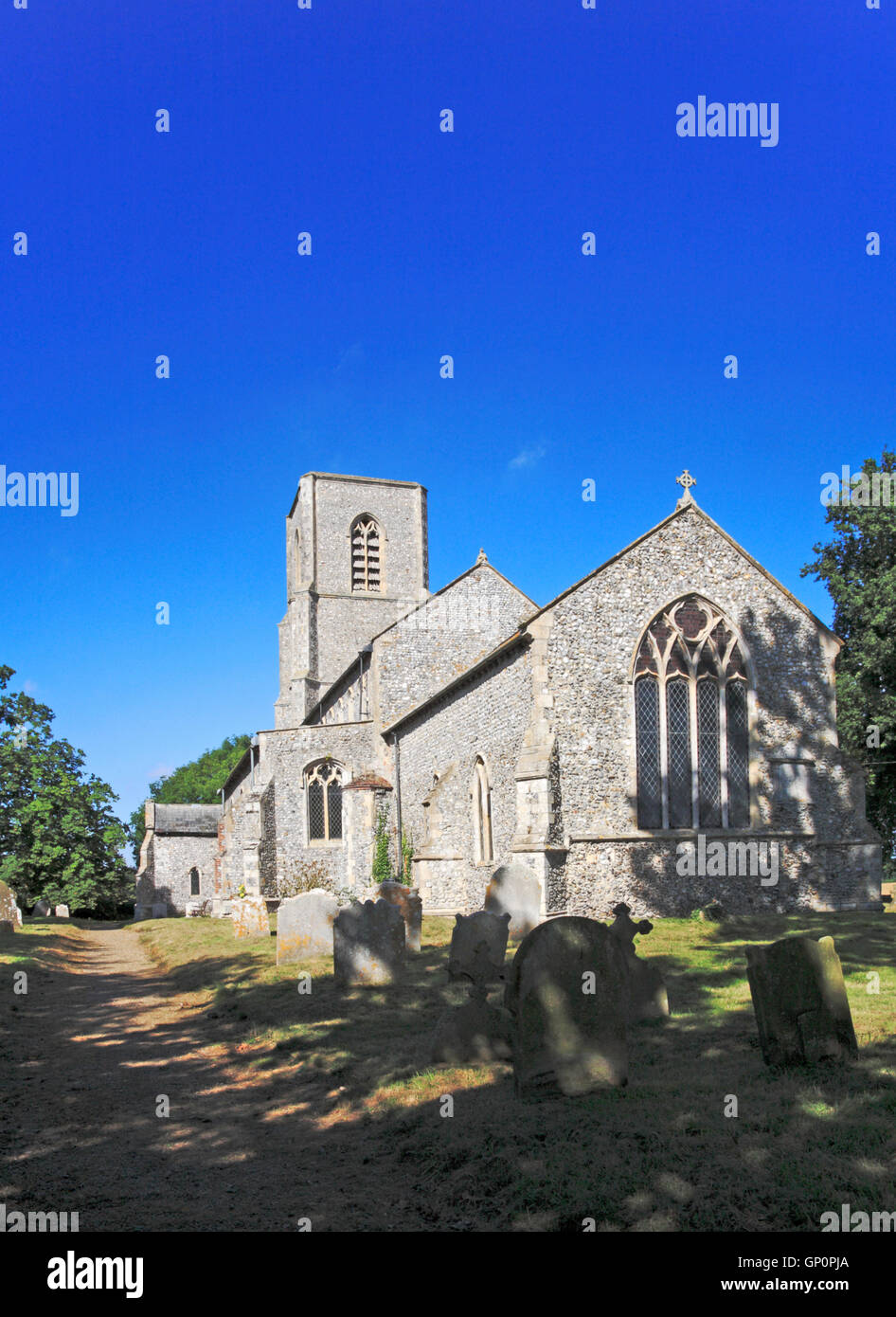 A view of the parish church of St Margaret at Suffield, Norfolk