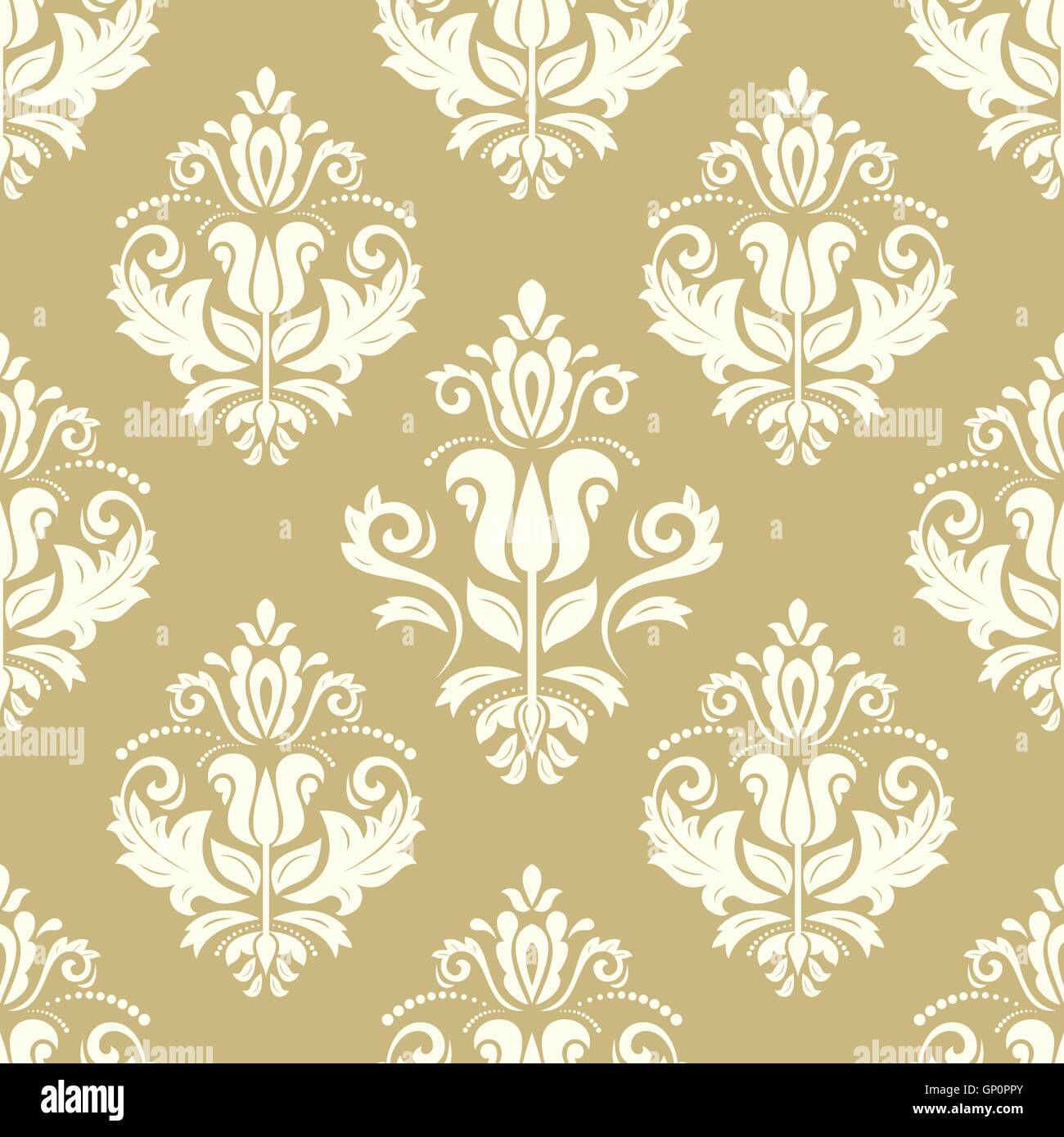 Seamless Damask Vector Background Stock Vector Image & Art - Alamy