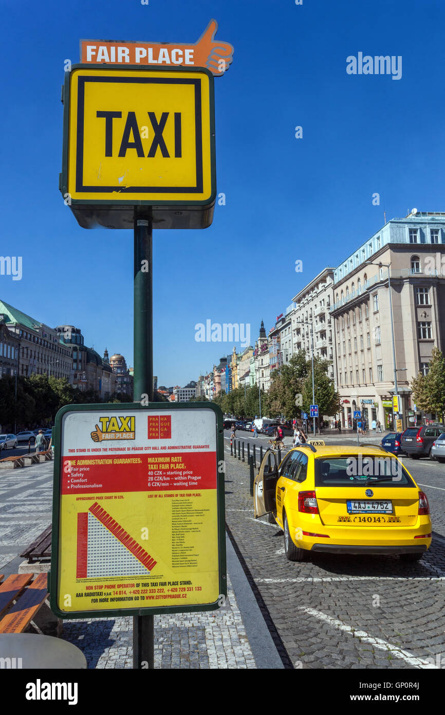Czech taxi in Vienna
