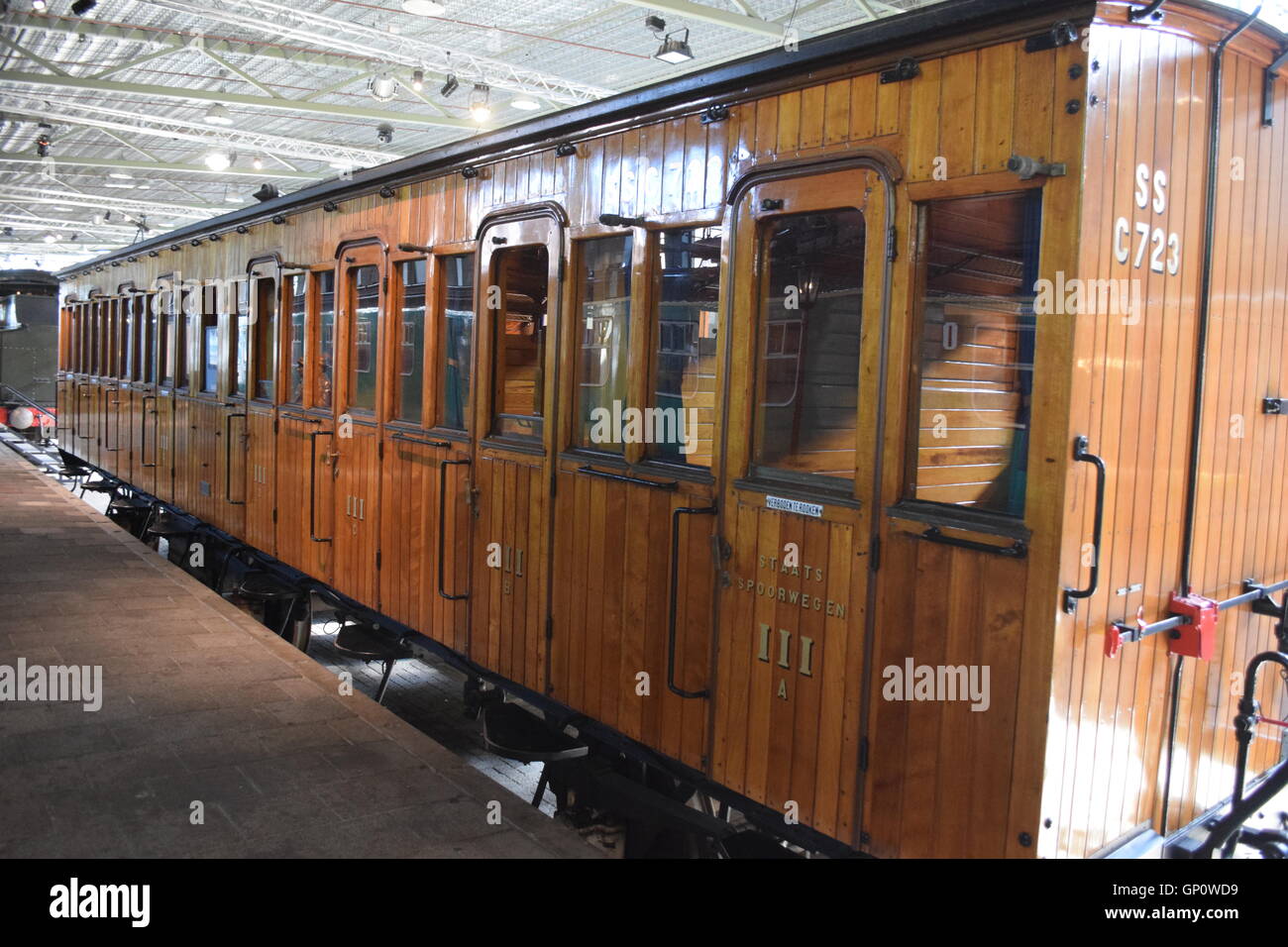 Dutch railway museum in Stock Photo 