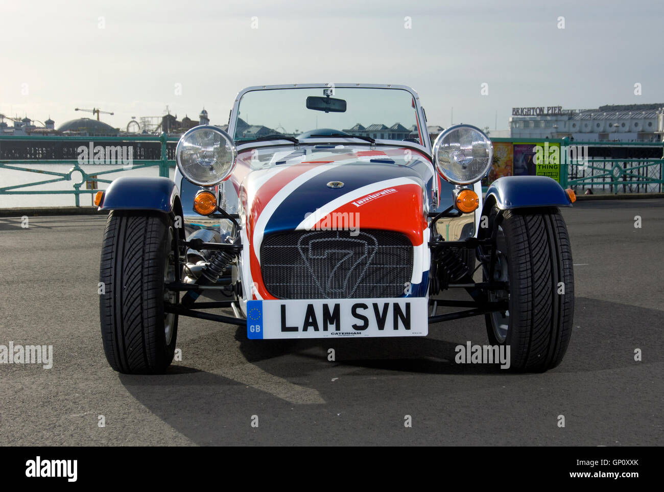 Union Jack Racing Car union jack hi-res stock photography and images - Alamy