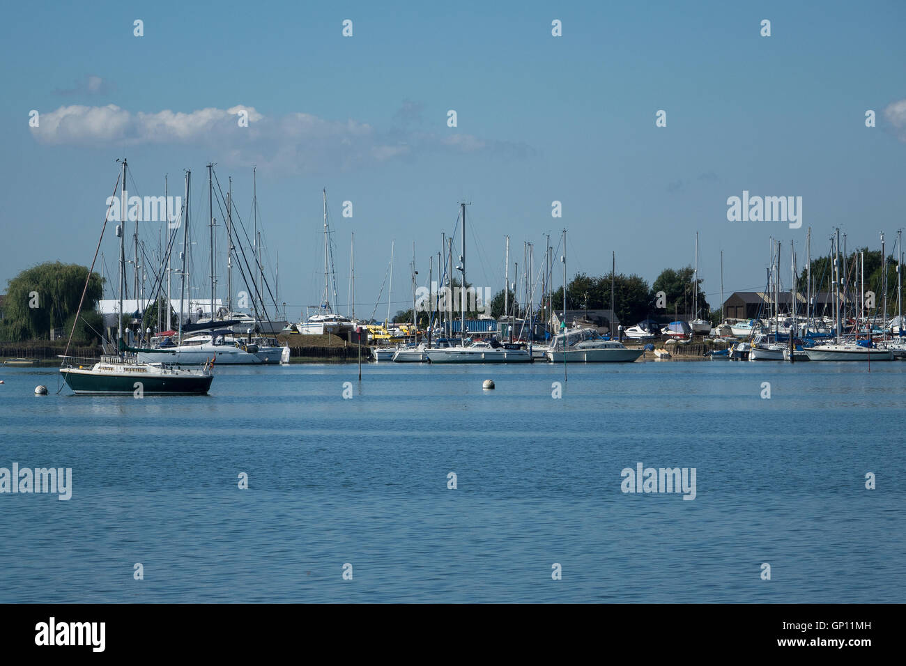 England, Sussex, Chichester harbour, Thornham marina Stock Photo Alamy