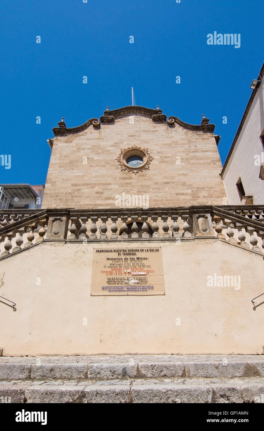 El Terreno church on May 16, 2016 in Palma de Mallorca, Balearic islands, Spain. Stock Photo