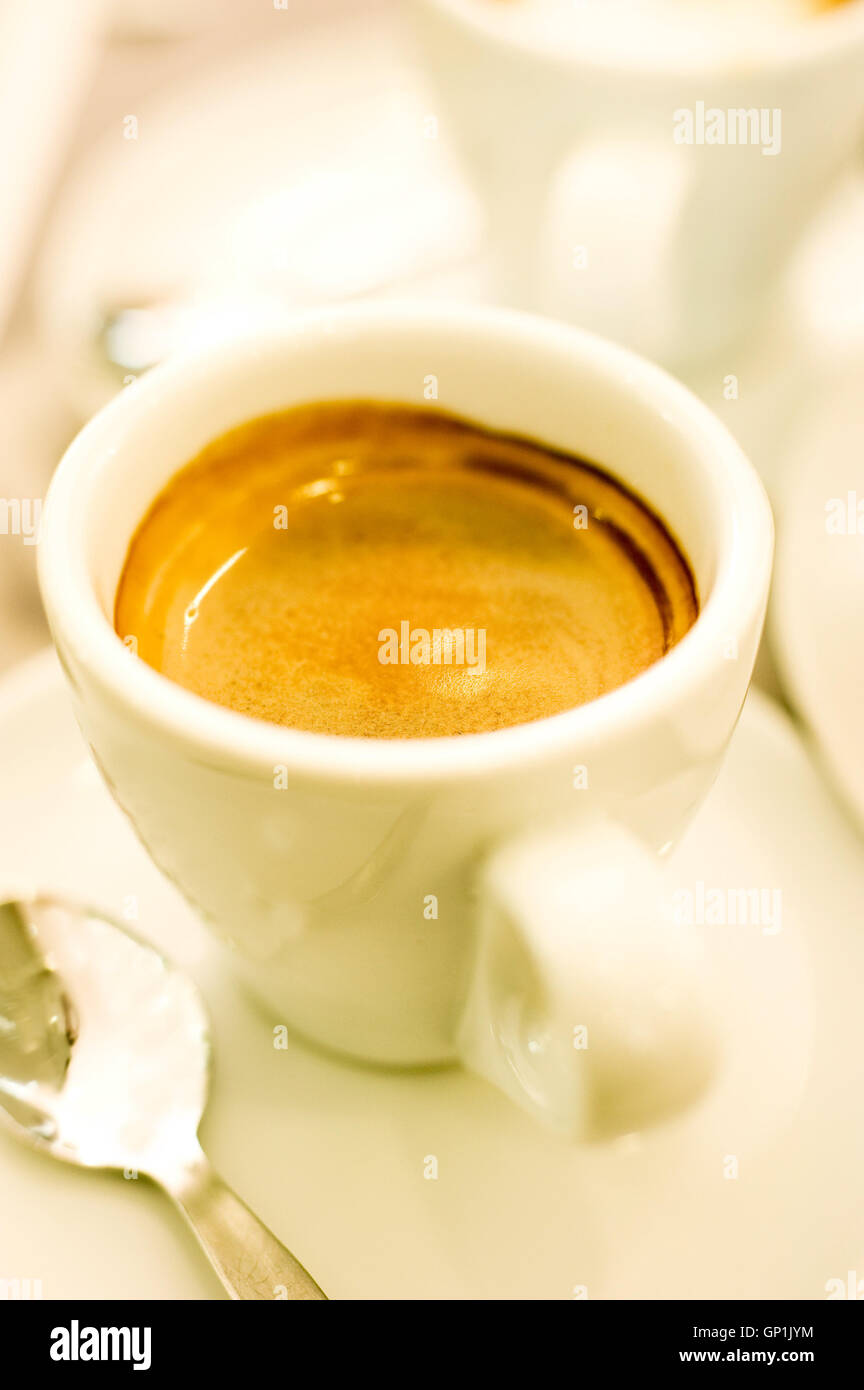 cup of espresso coffee Stock Photo Alamy