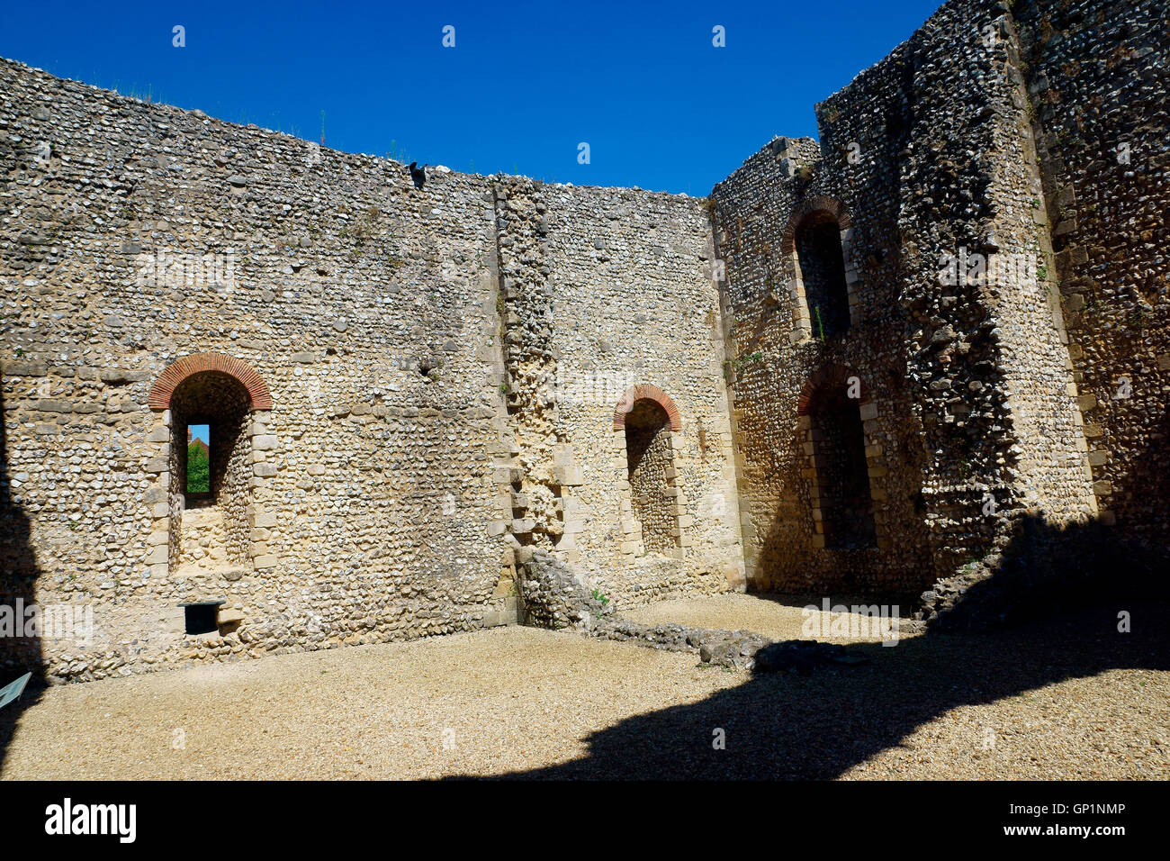 WOLVESLEY CASTLE EAST HALL Stock Photo