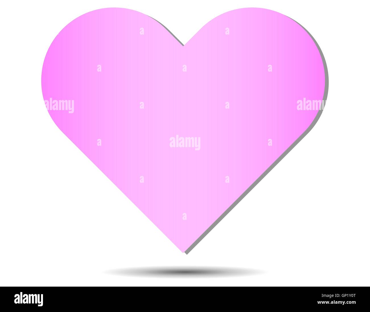 Floating Pink Heart Stock Vector Image & Art - Alamy
