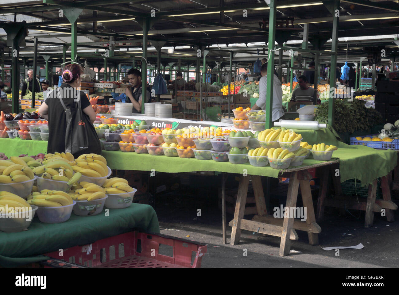 fruit and veg market at birmingham's bull ring Stock Photo Alamy
