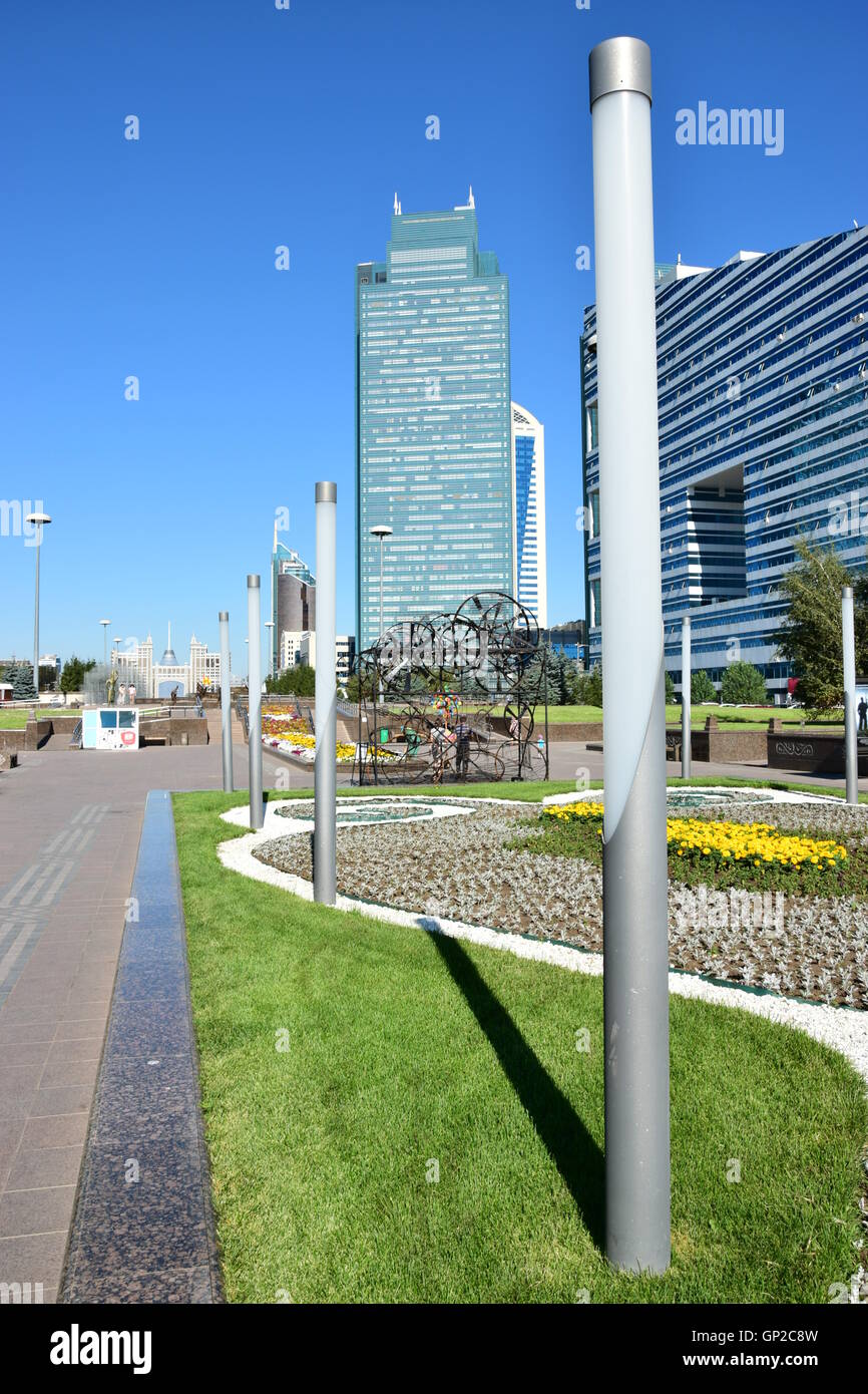 A view in Astana, capital of Kazakhstan Stock Photo