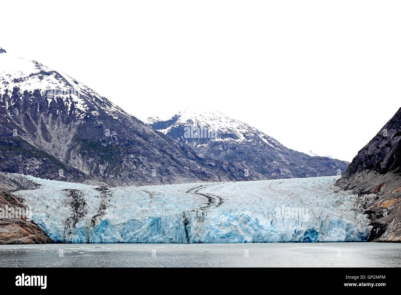 Dawes Glacier calving glacier Endicott Arm Inside Passage Southeast Alaska USA Stock Photo