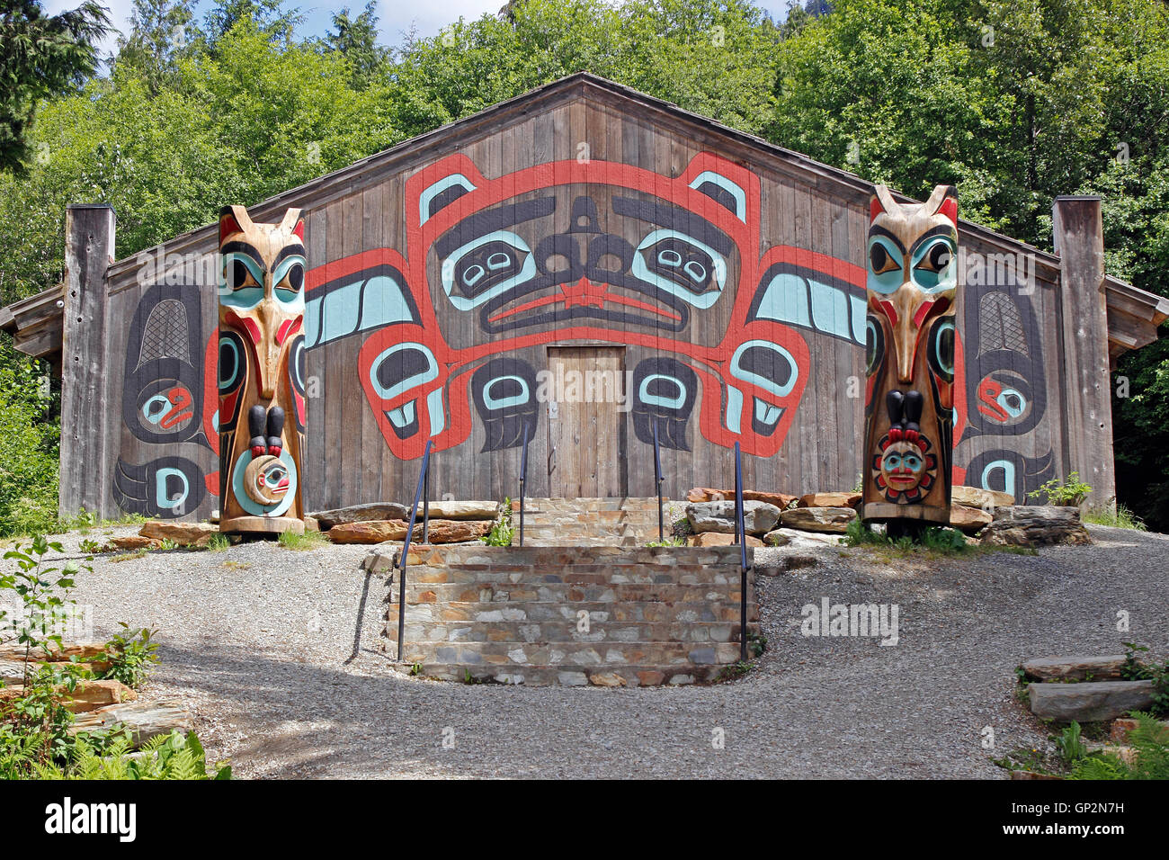 Tlingit clan house architecture