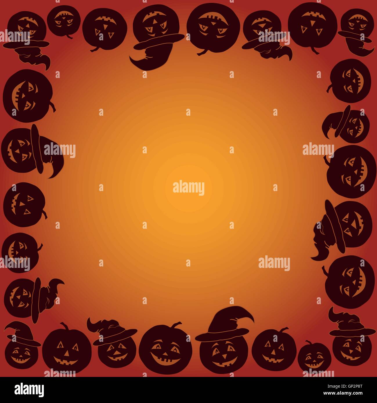 Background with Pumpkins Jack O Lantern Stock Vector Image & Art - Alamy