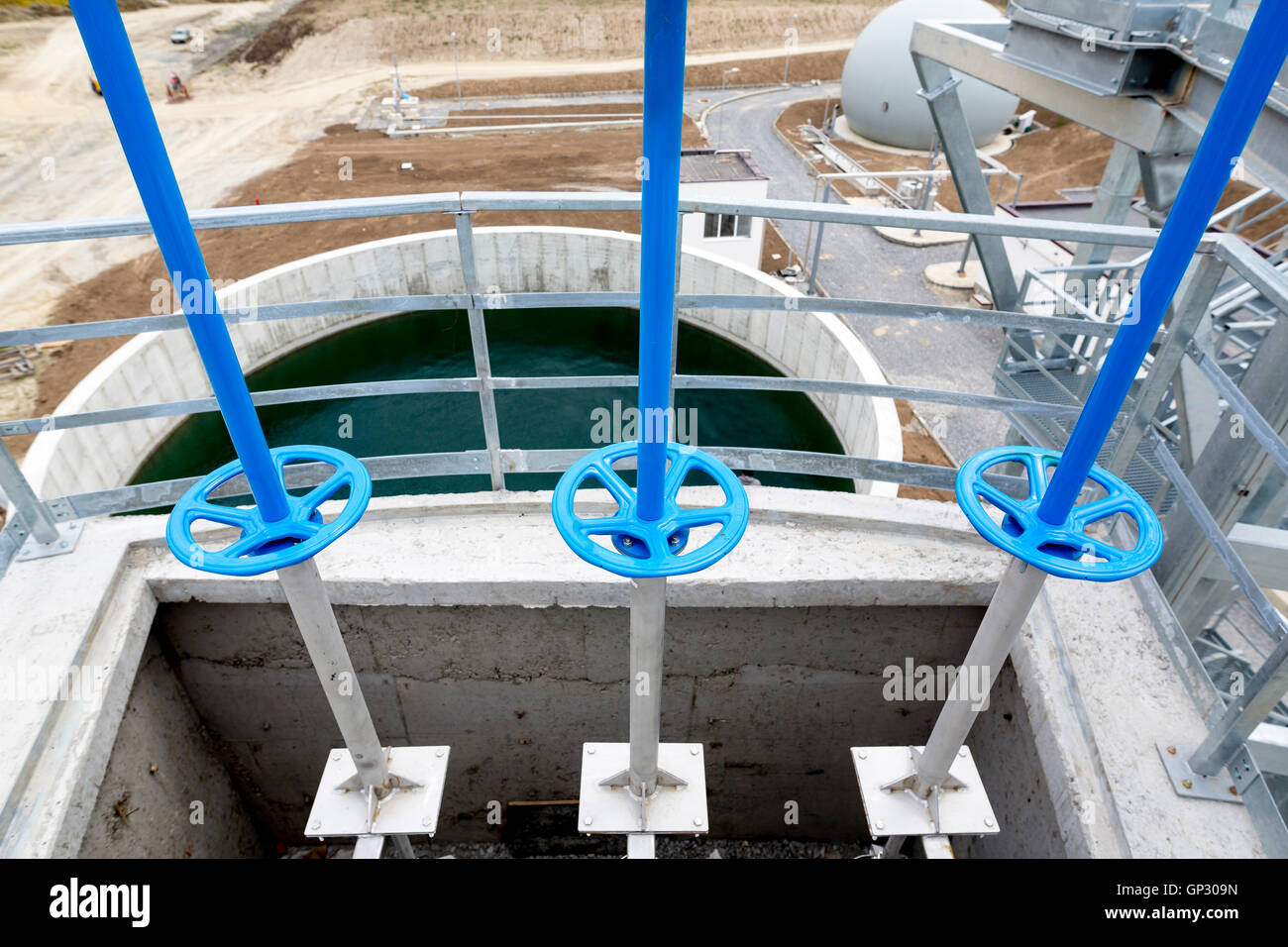 Wastewater treatment plant. Wastewater treatment is a process used to