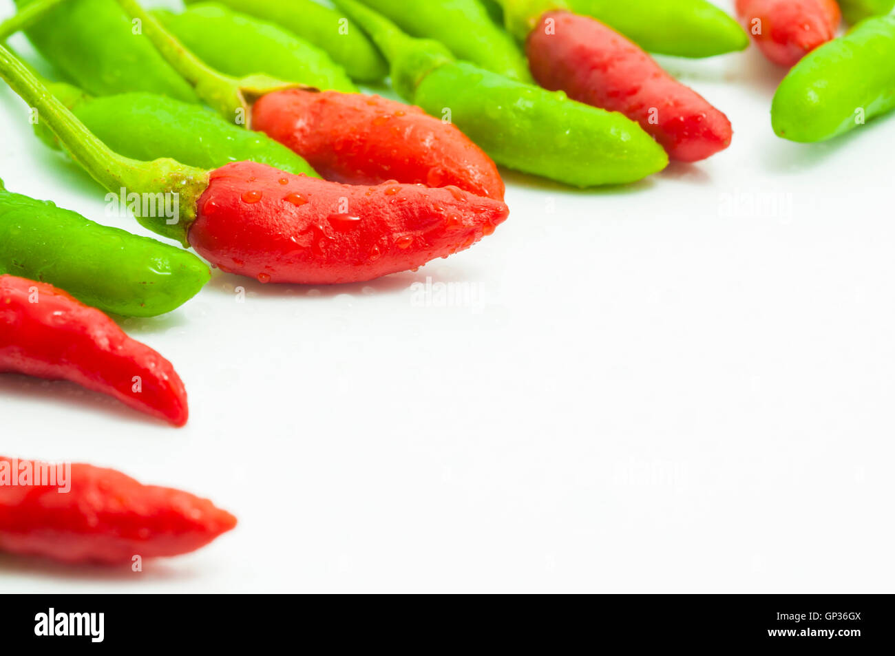 red and green chilli background Stock Photo Alamy