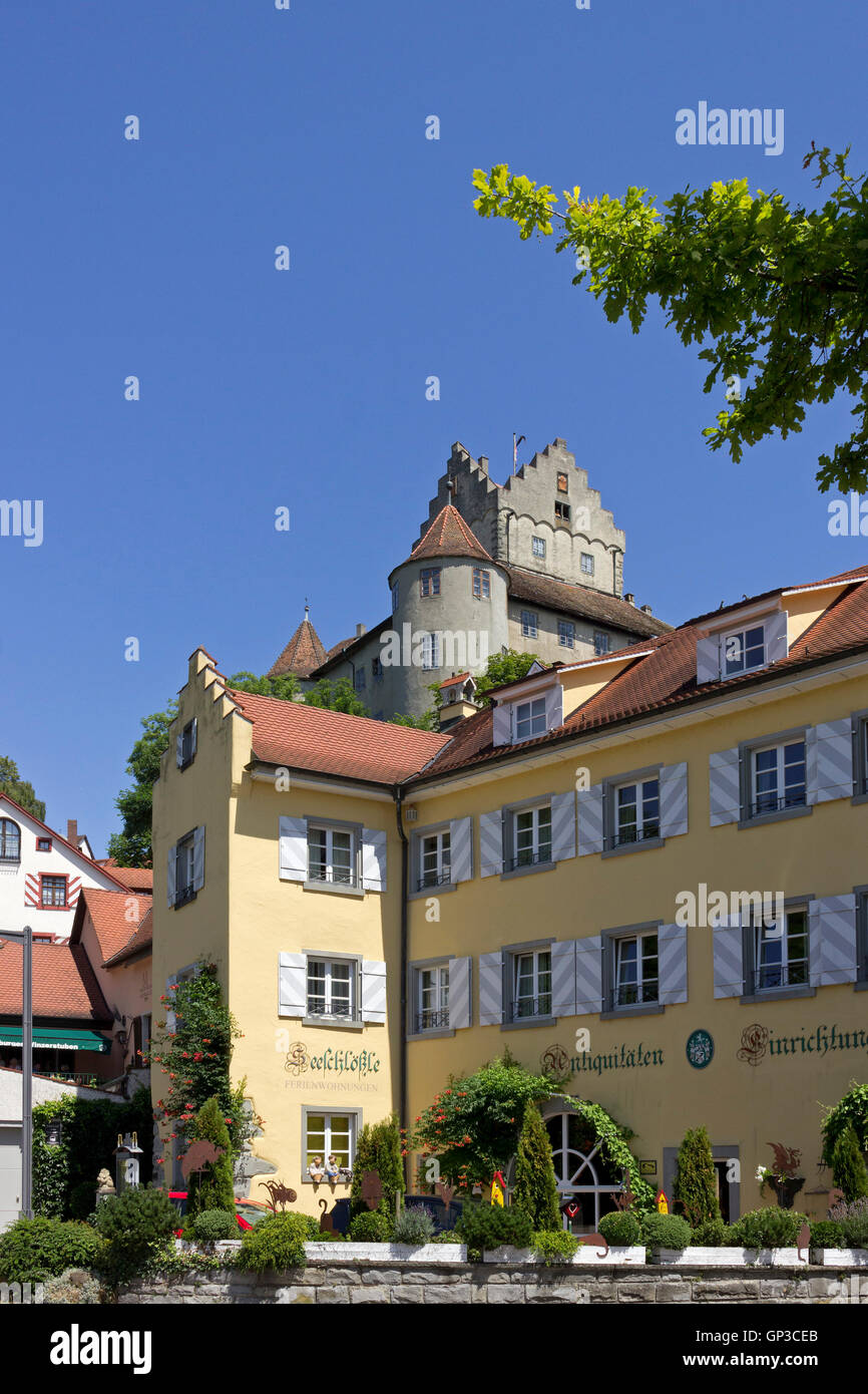 Meersburg Castle, Lake Constance, Baden-Wuerttemberg, Germany Stock Photo