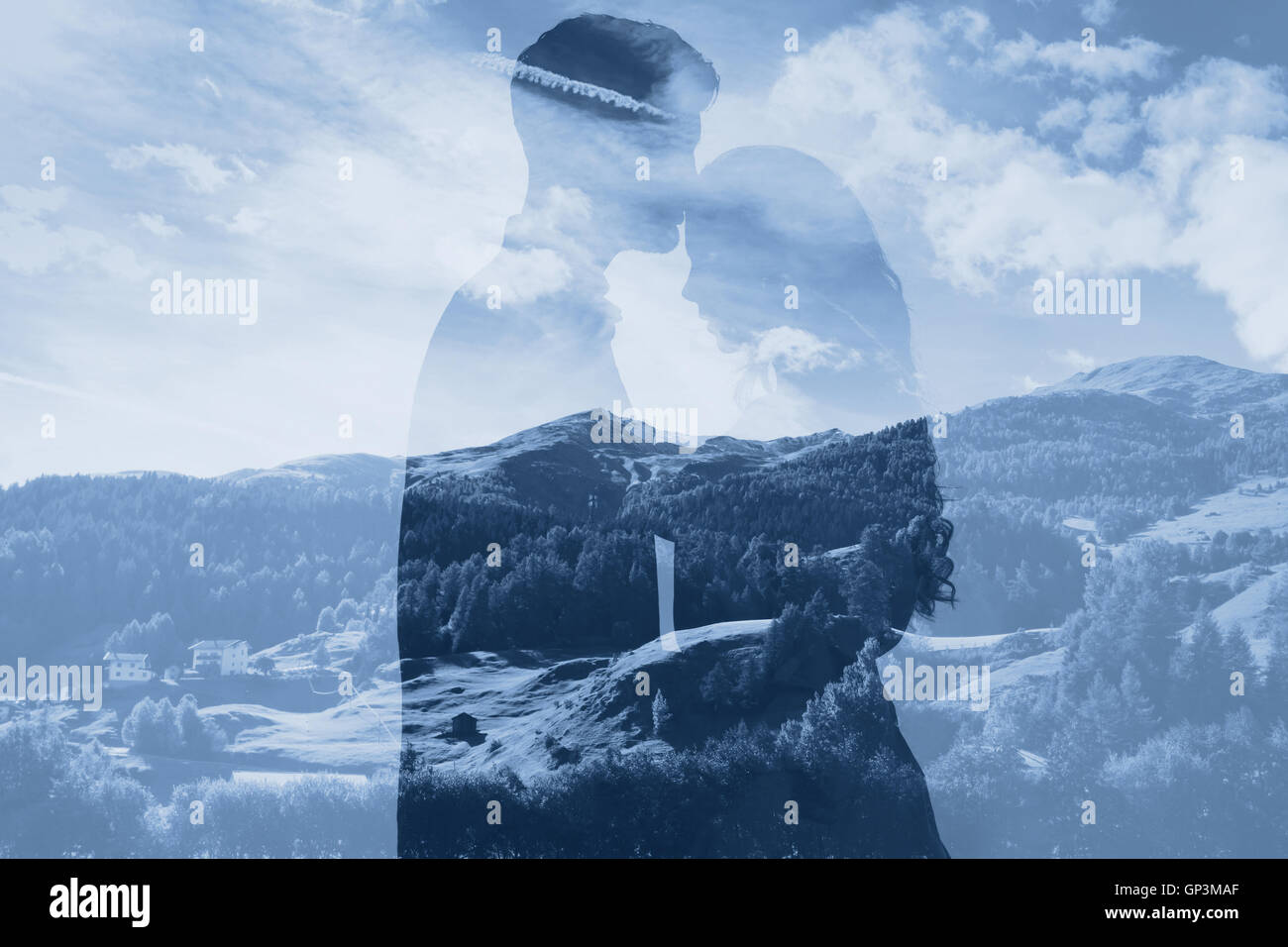 Couple Silhouette Sad High Resolution Stock Photography and Images - Alamy