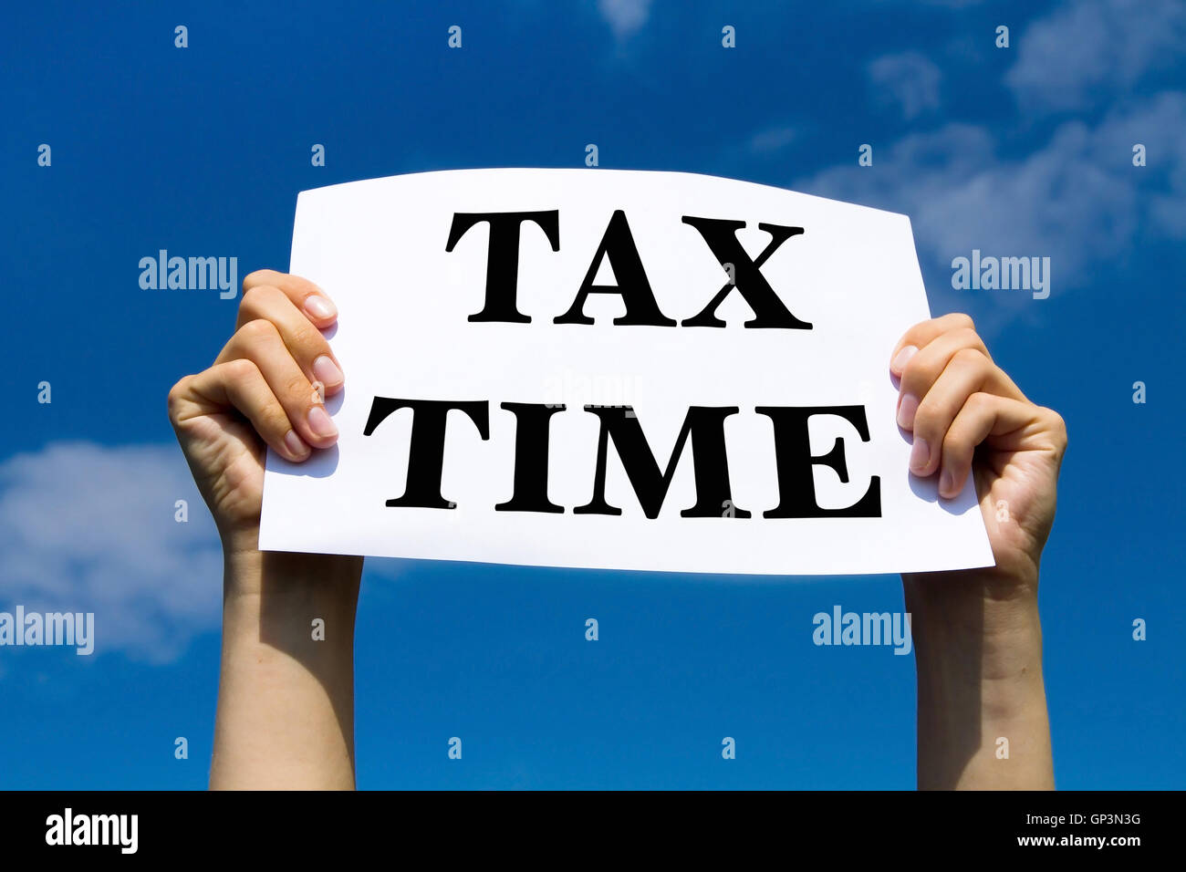 tax time Stock Photo
