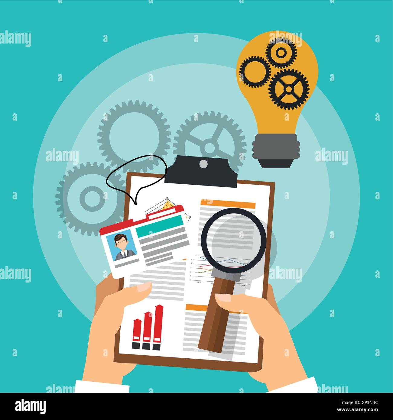 human resources employee design Stock Vector Image & Art - Alamy
