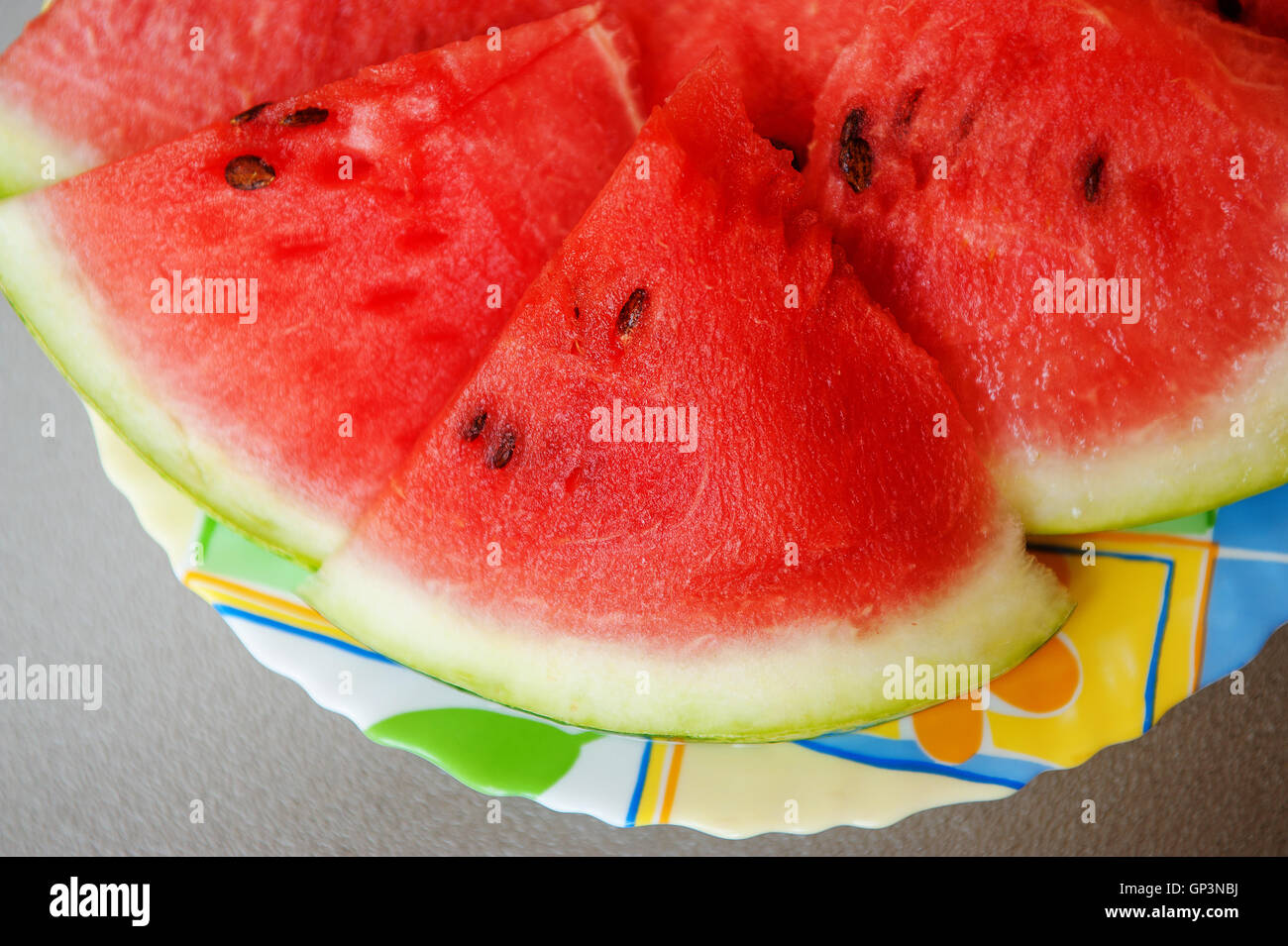 pieces of fresh watermelon as background Stock Photo - Alamy