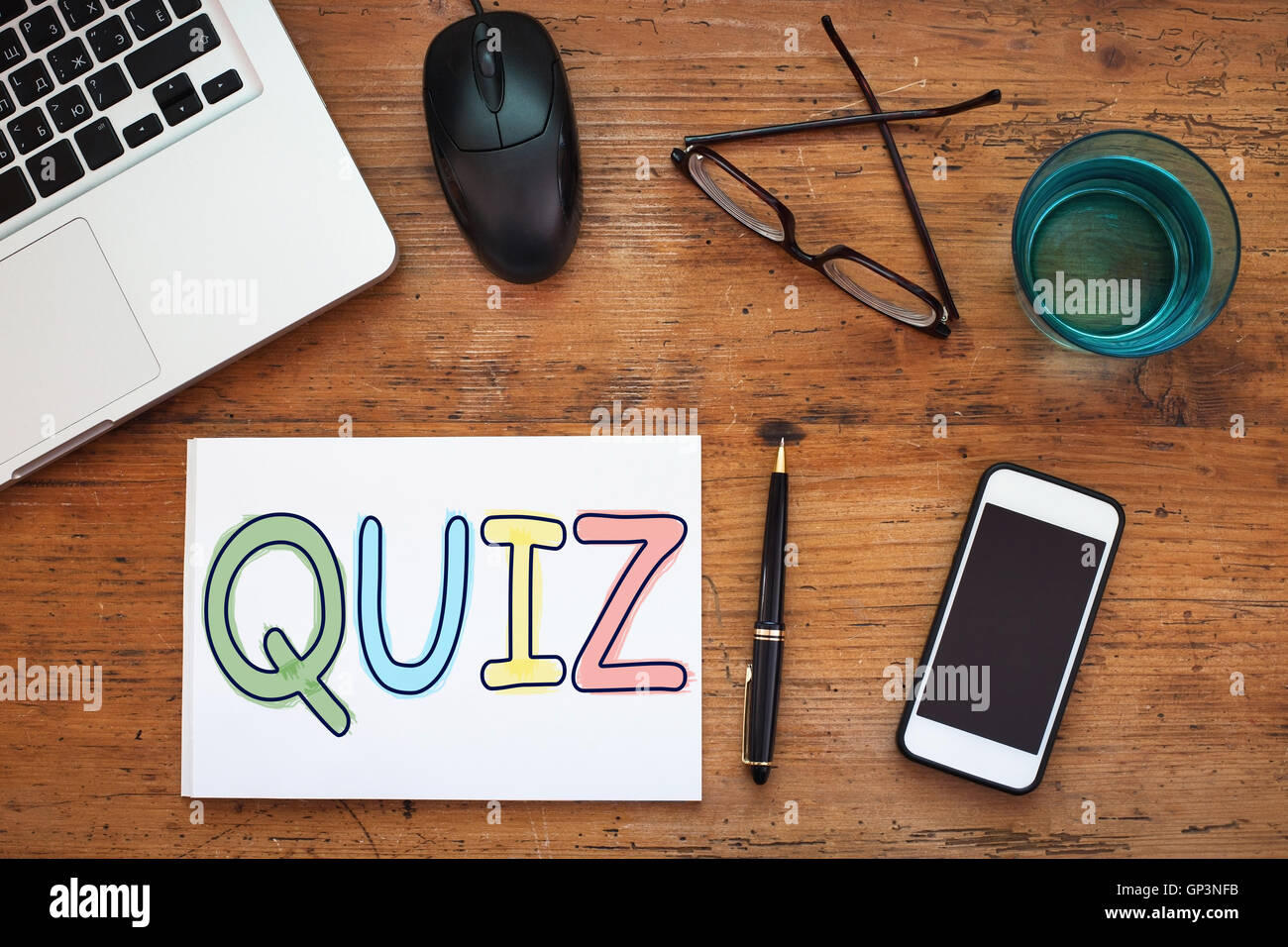 quiz Stock Photo