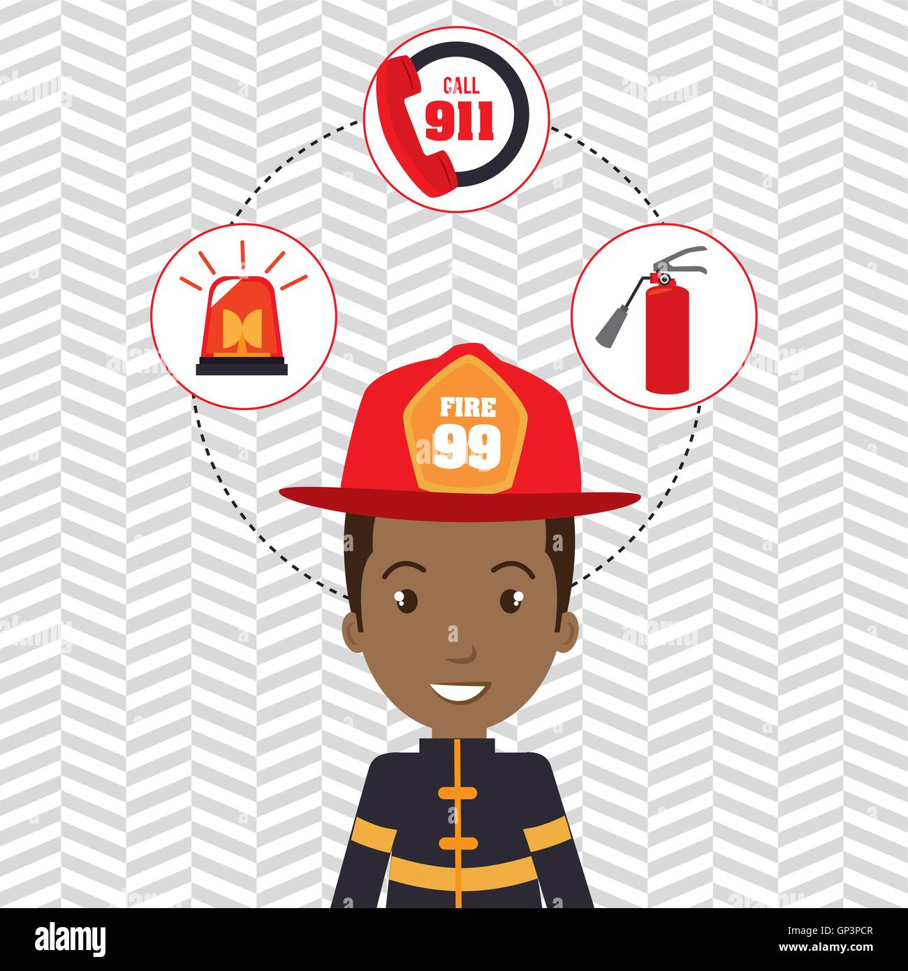man firefighter extinguisher Stock Vector Image & Art - Alamy