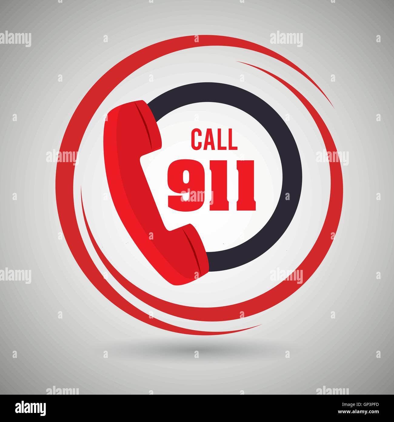 call 911 emergency phone Stock Vector Image & Art Alamy
