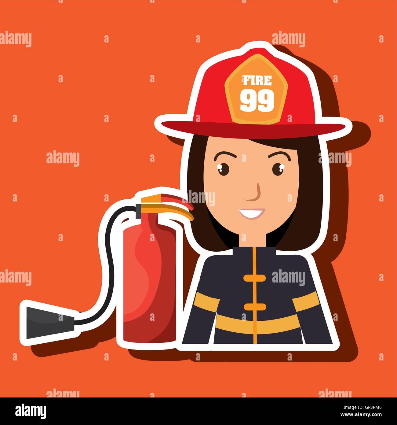 firefighter extinguisher protective Stock Vector Image & Art - Alamy