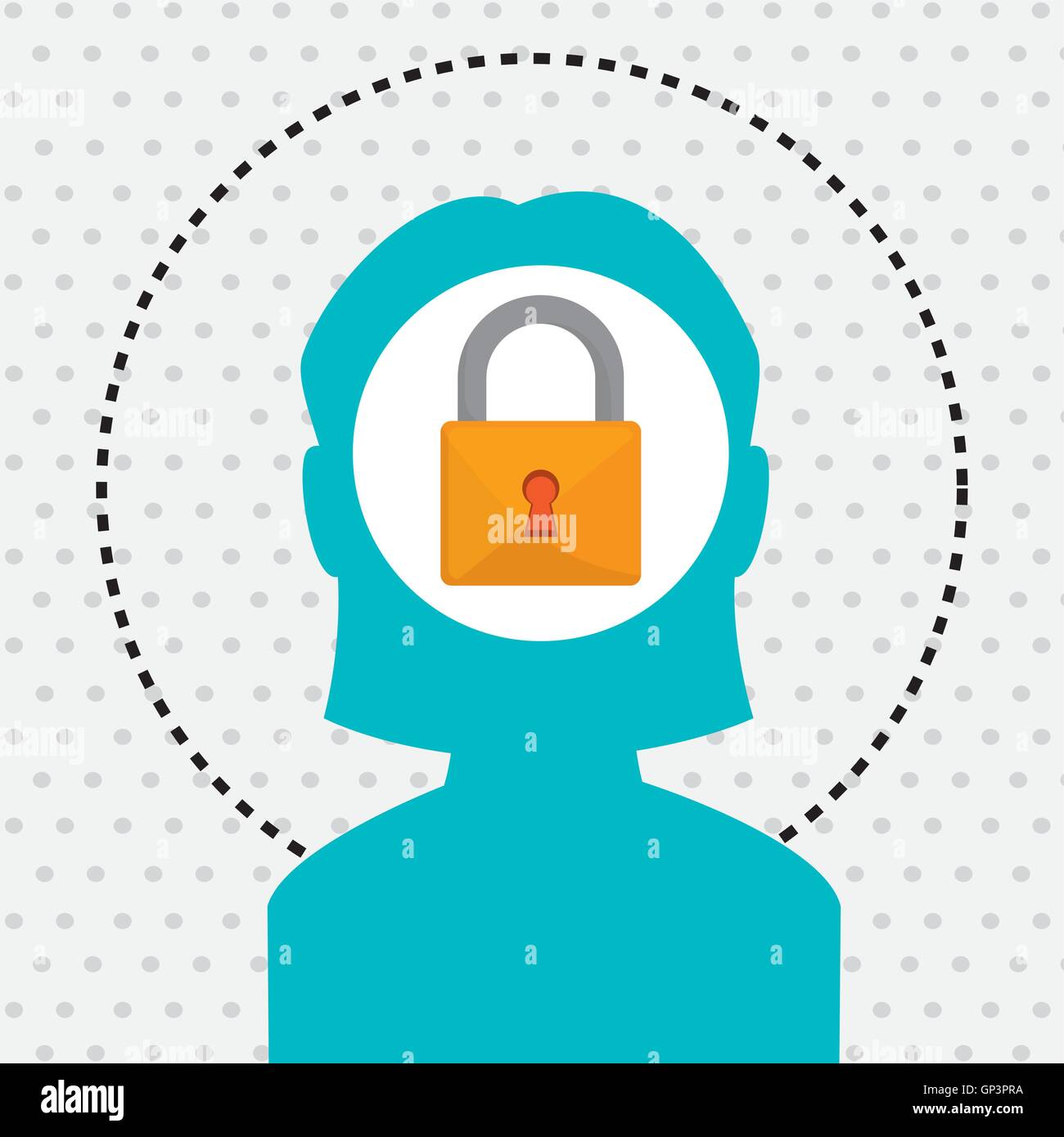 silhouette padlock safe icon Stock Vector Image & Art - Alamy