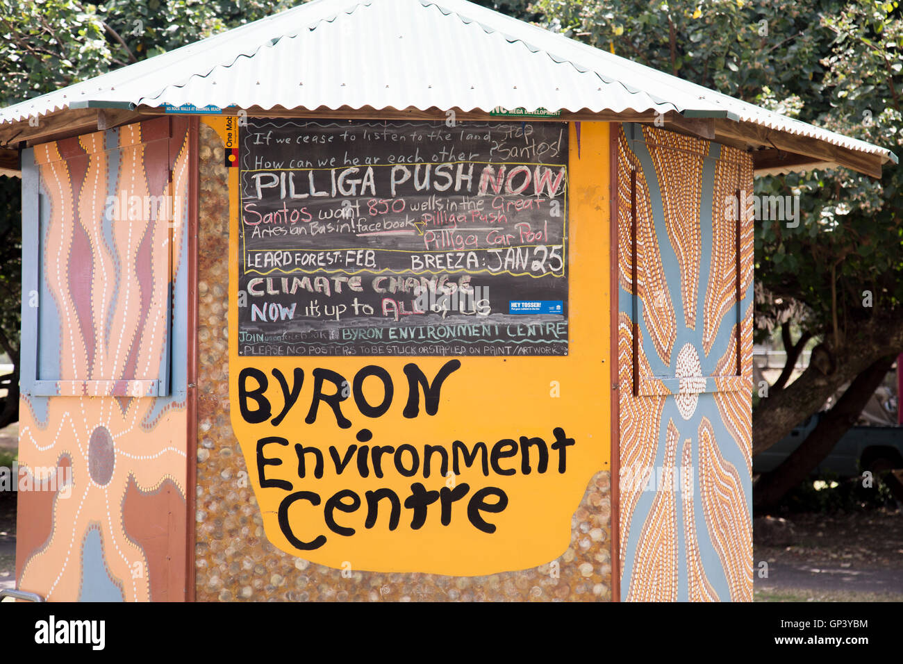 Byron Bay environment centre hut in the town centre,new south wales,australia Stock Photo Alamy