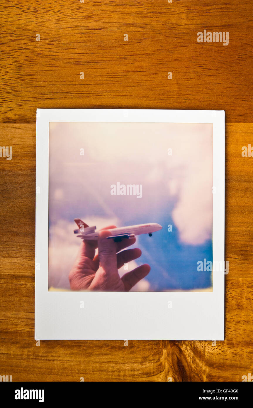 Polaroid photograph Stock Photo