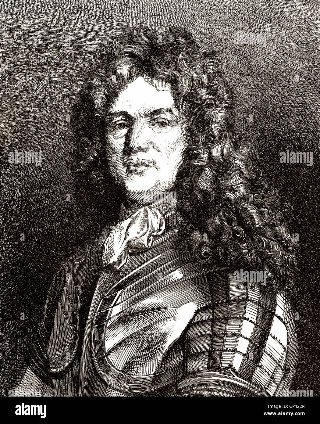 Sébastien Le Prestre de Vauban, Marquis de Vauban, 1633 - 1707, Marshal of France and military engineer Stock Photo