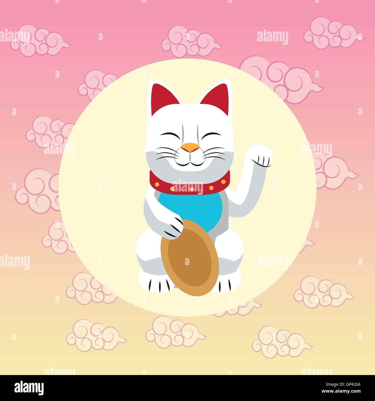 lucky cat japan culture design Stock Vector Image & Art Alamy