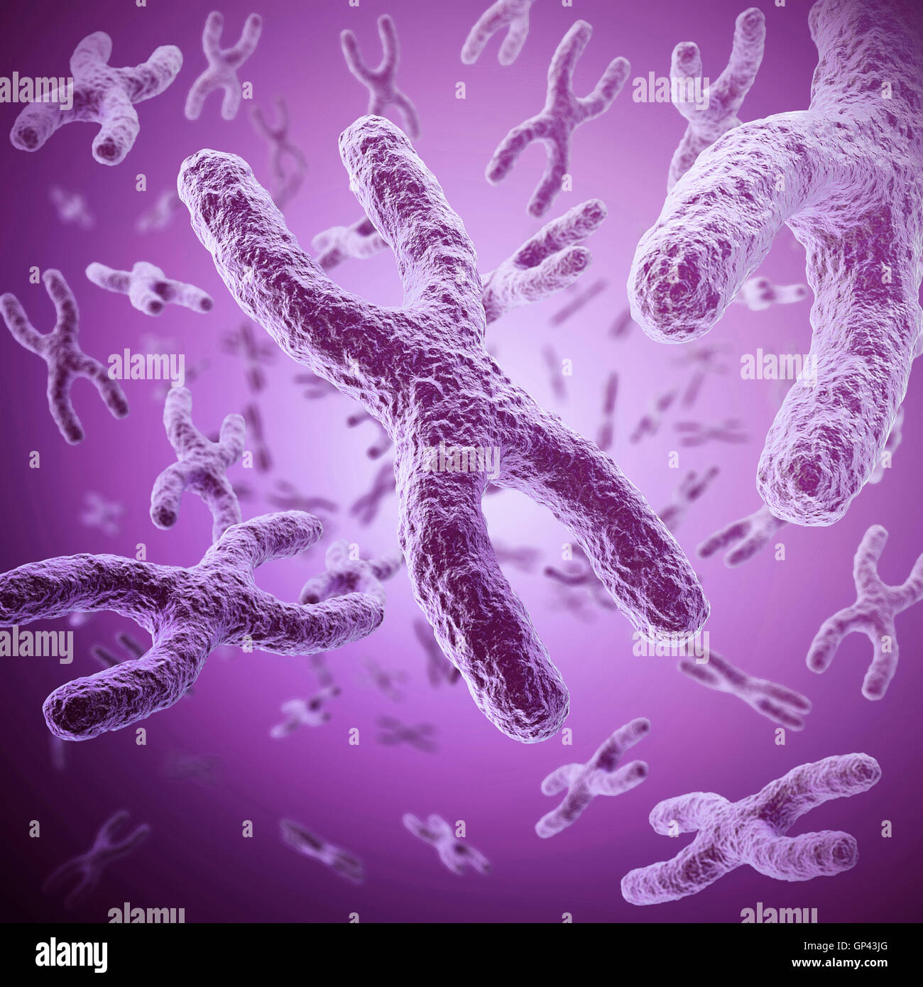 X Chromosome scientific concept, medical symbol for gene therapy with