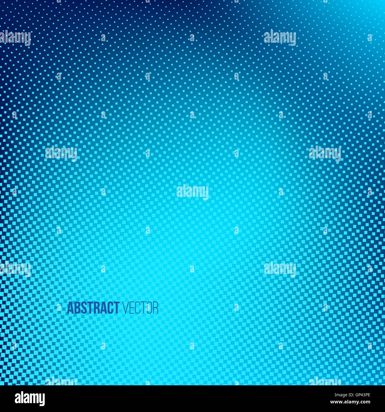 Blue abstract halftone background. Creative vector illustration Stock Vector