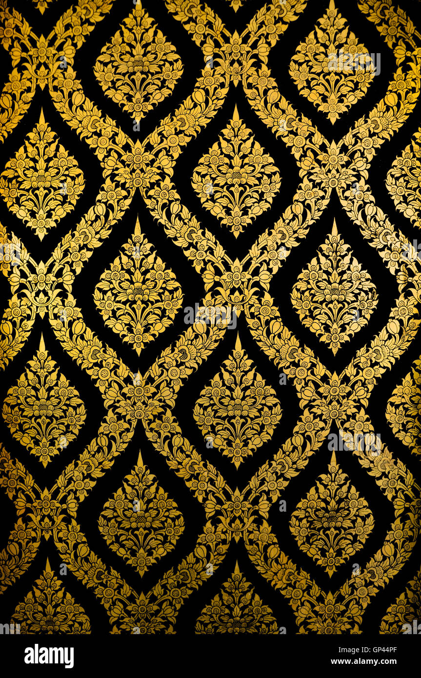 Thai style pattern Stock Photo - Alamy