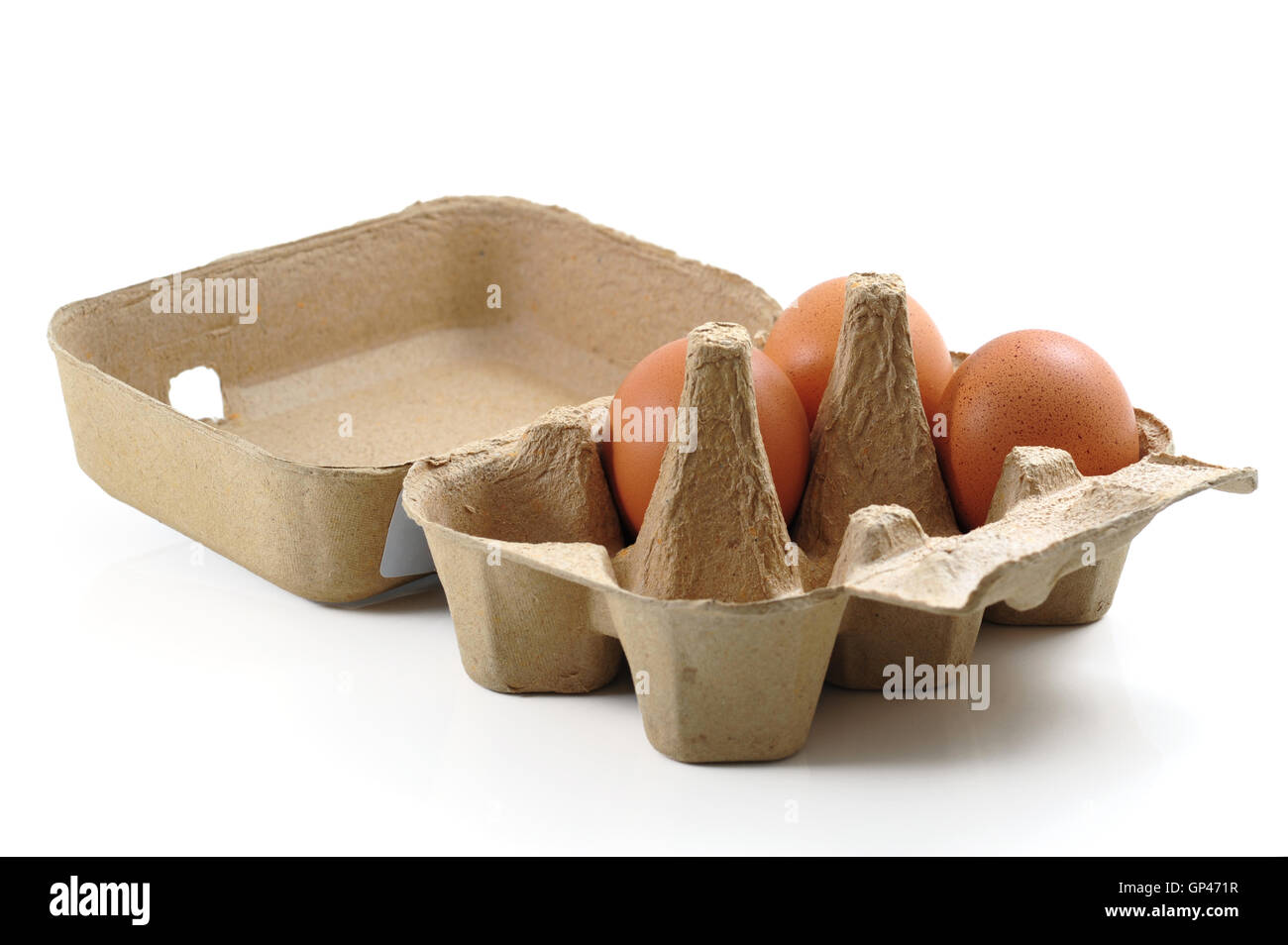 Eggs in Carton Stock Photo Alamy