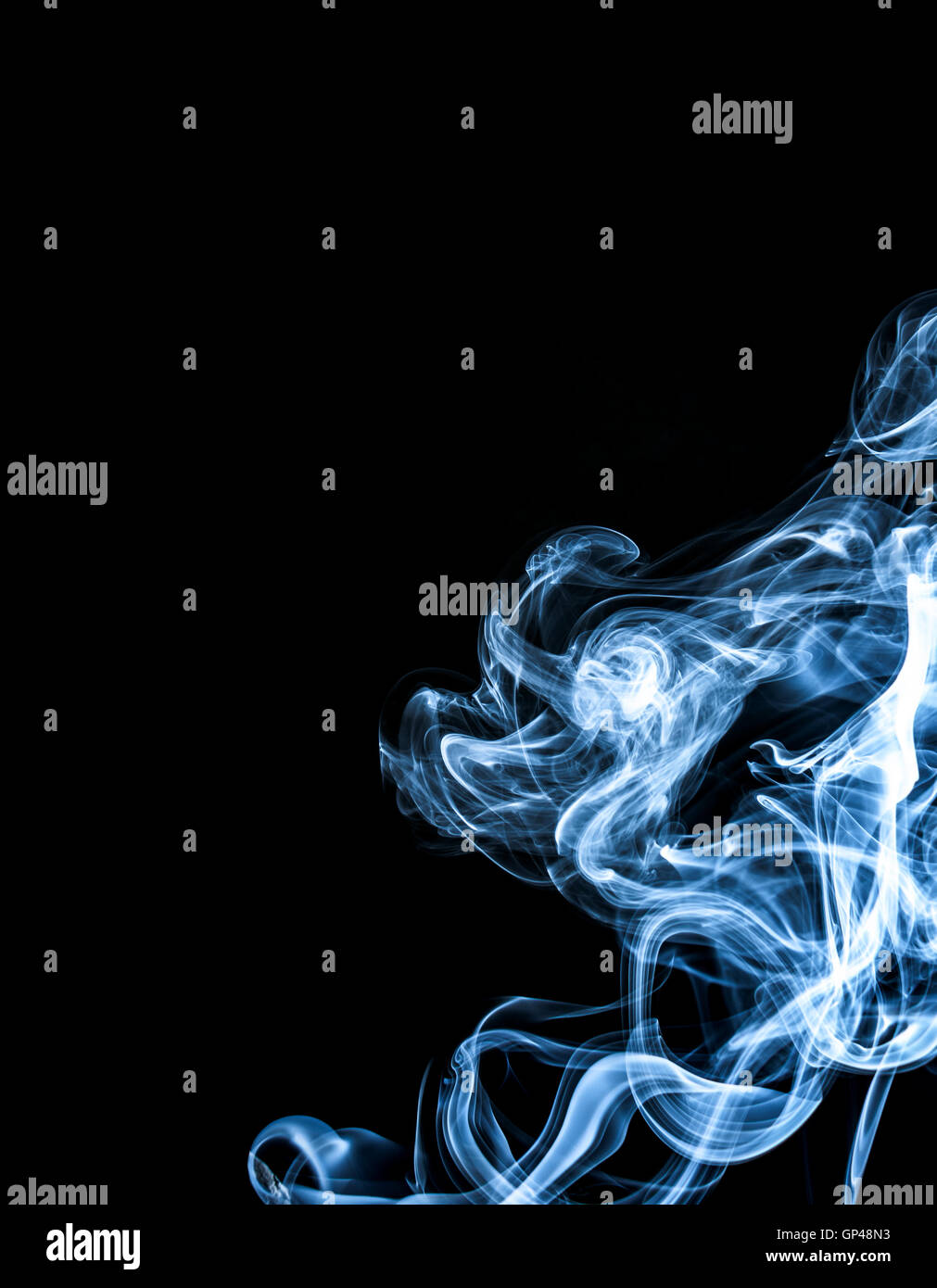 White smoke on black background Stock Photo Alamy
