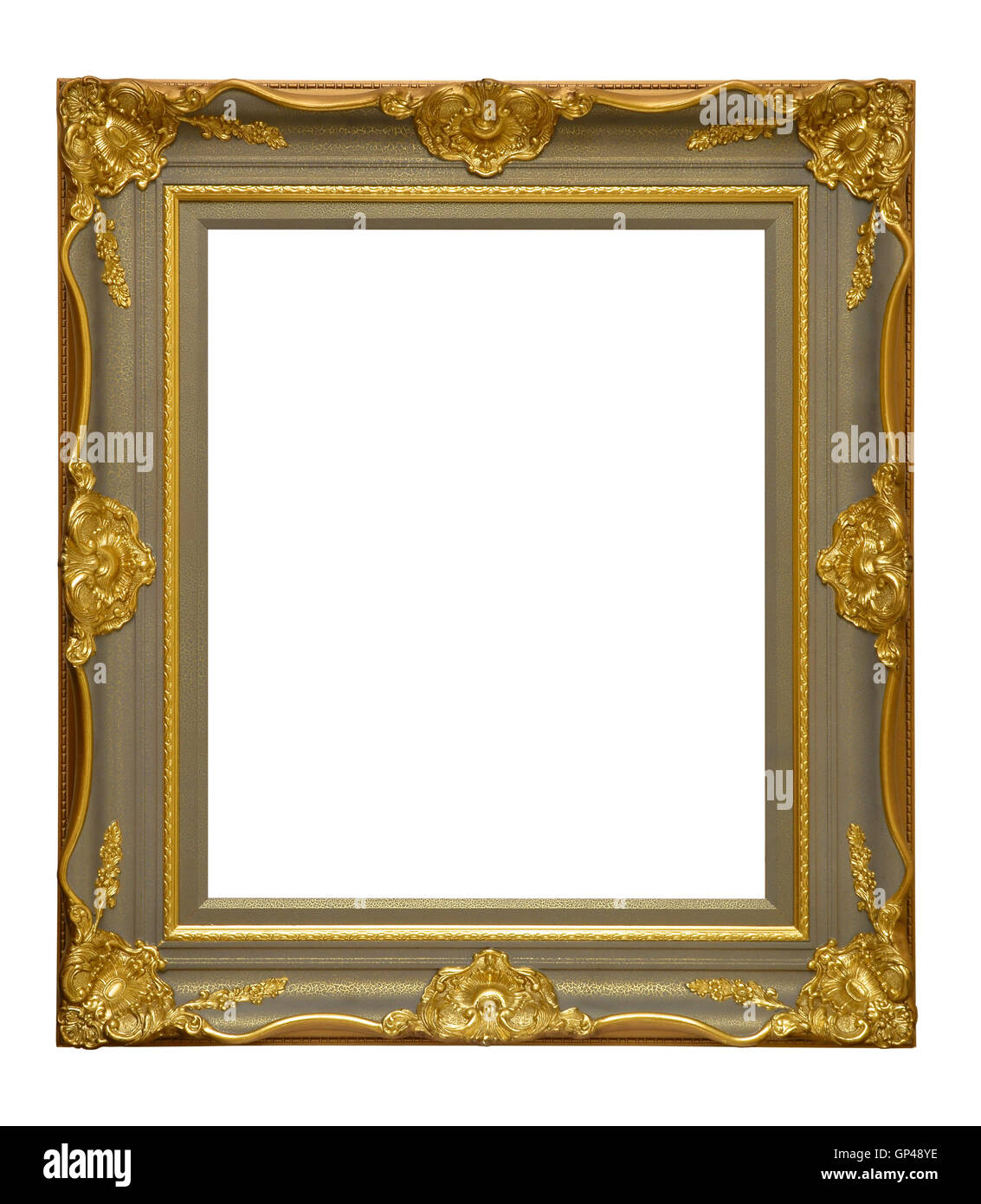Gold antique frame Stock Photo Alamy