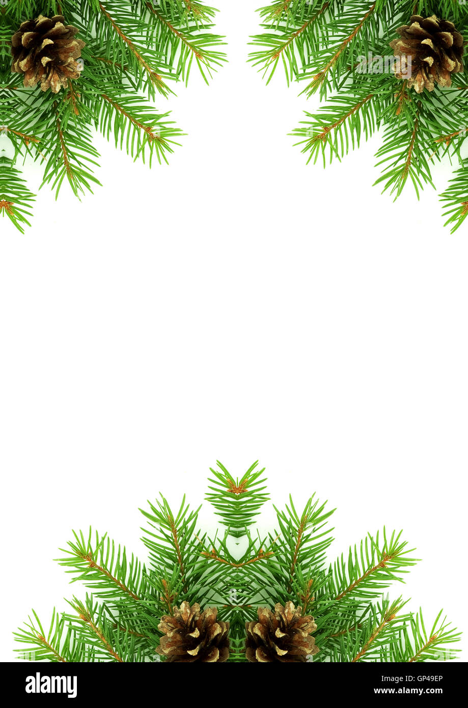 Christmas framework Stock Photo