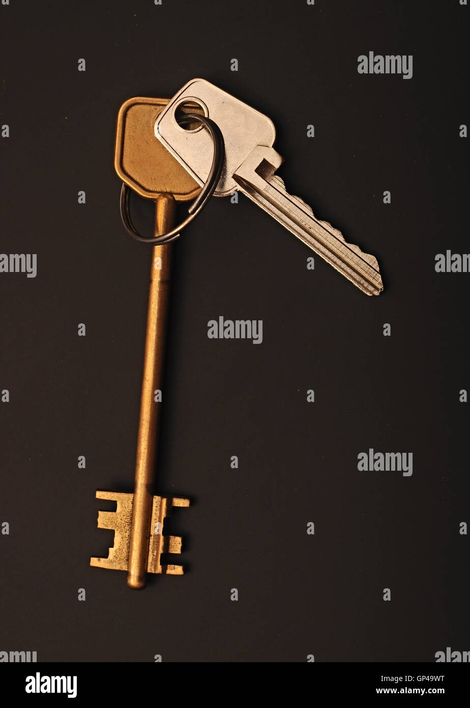 two keys to the apartment Stock Photo