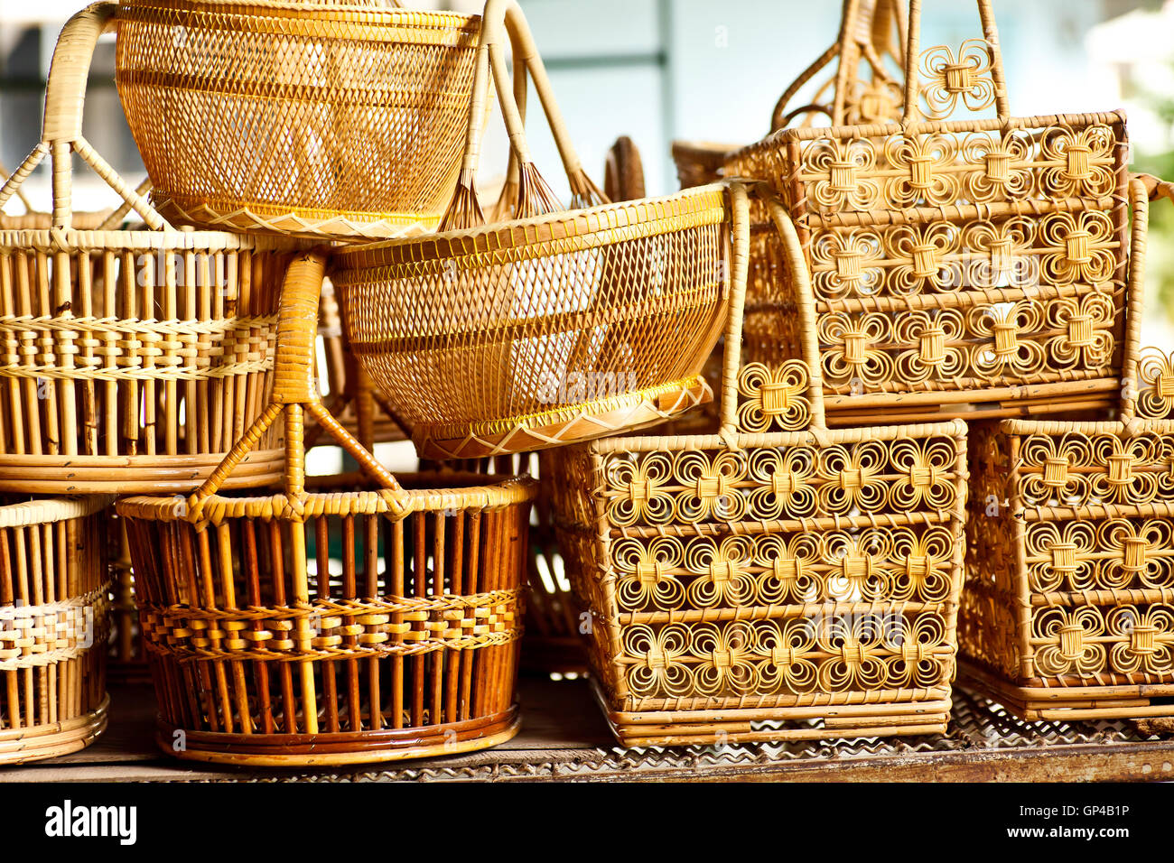 thai rattan bag