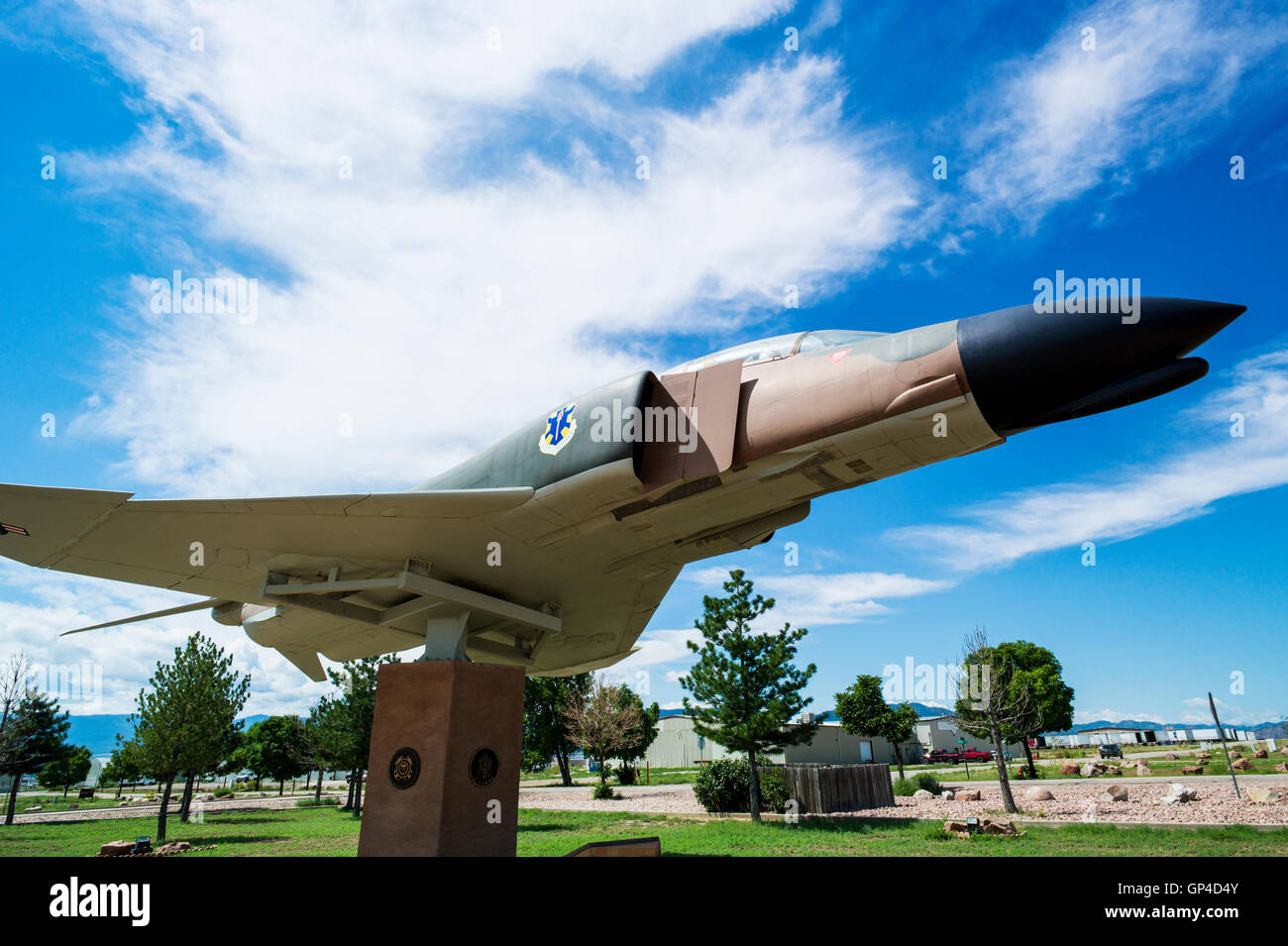 McDonnell Douglas F-4C Phantom II fighter jet interceptor; US Air Force; Fremont County Airport; Penrose; Colorado; USA Stock Photo