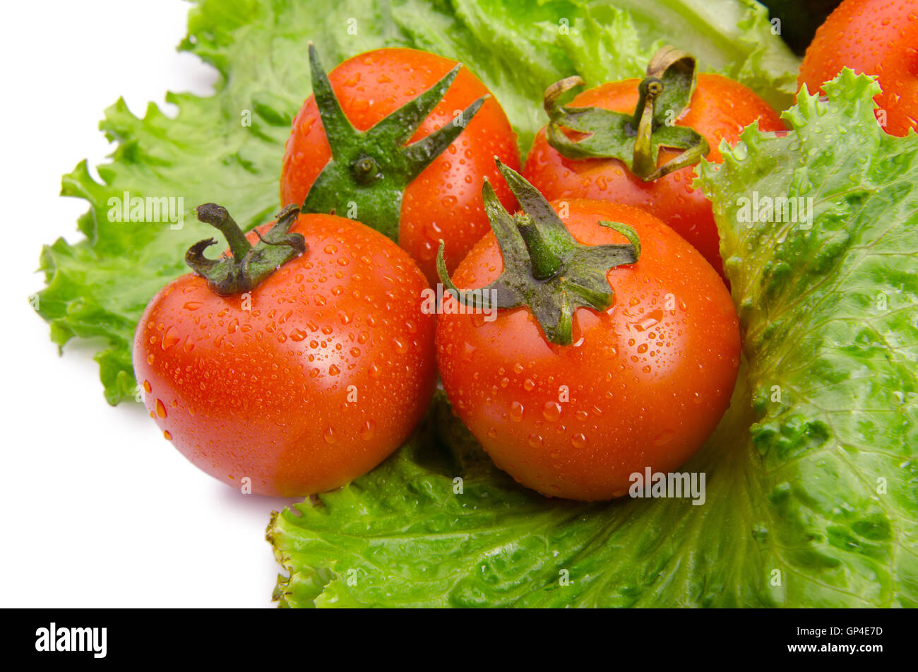 Cucumbers and tomatoes ready for salad Stock Photo - Alamy