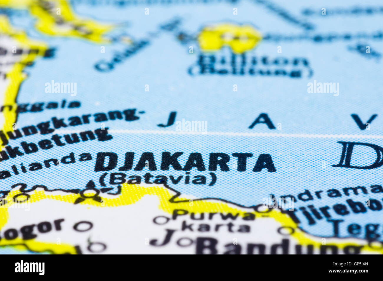 Jakarta map hires stock photography and images Alamy