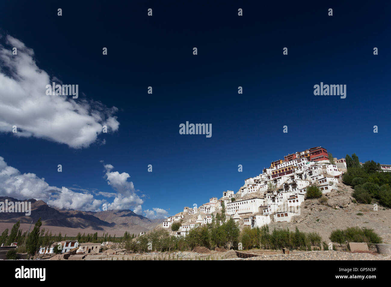 monastery in leh, india Stock Photo